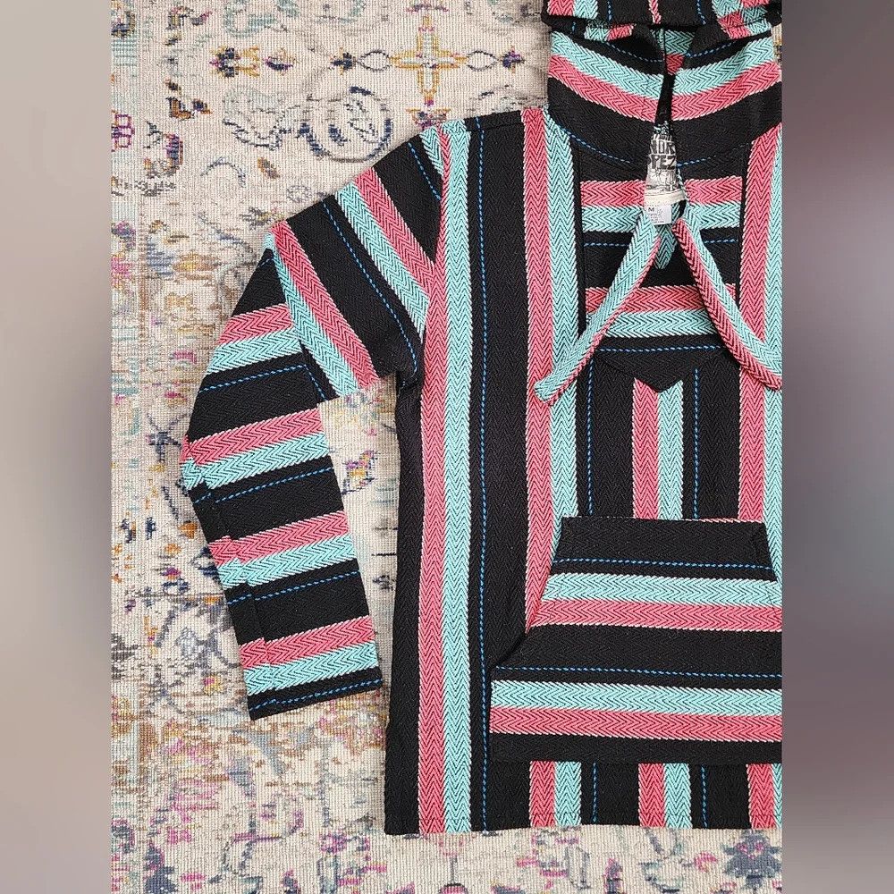Other Original Senor Lopez Baja Pullover Hoodie Multicolor Strip Size M / US 6-8 / IT 42-44 - 4 Thumbnail