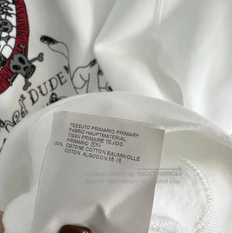 Dsquared2 DSQUARED2 White Cotton Graphic Sweatshirt for Men . Size US XL / EU 56 / 4 - 8 Thumbnail