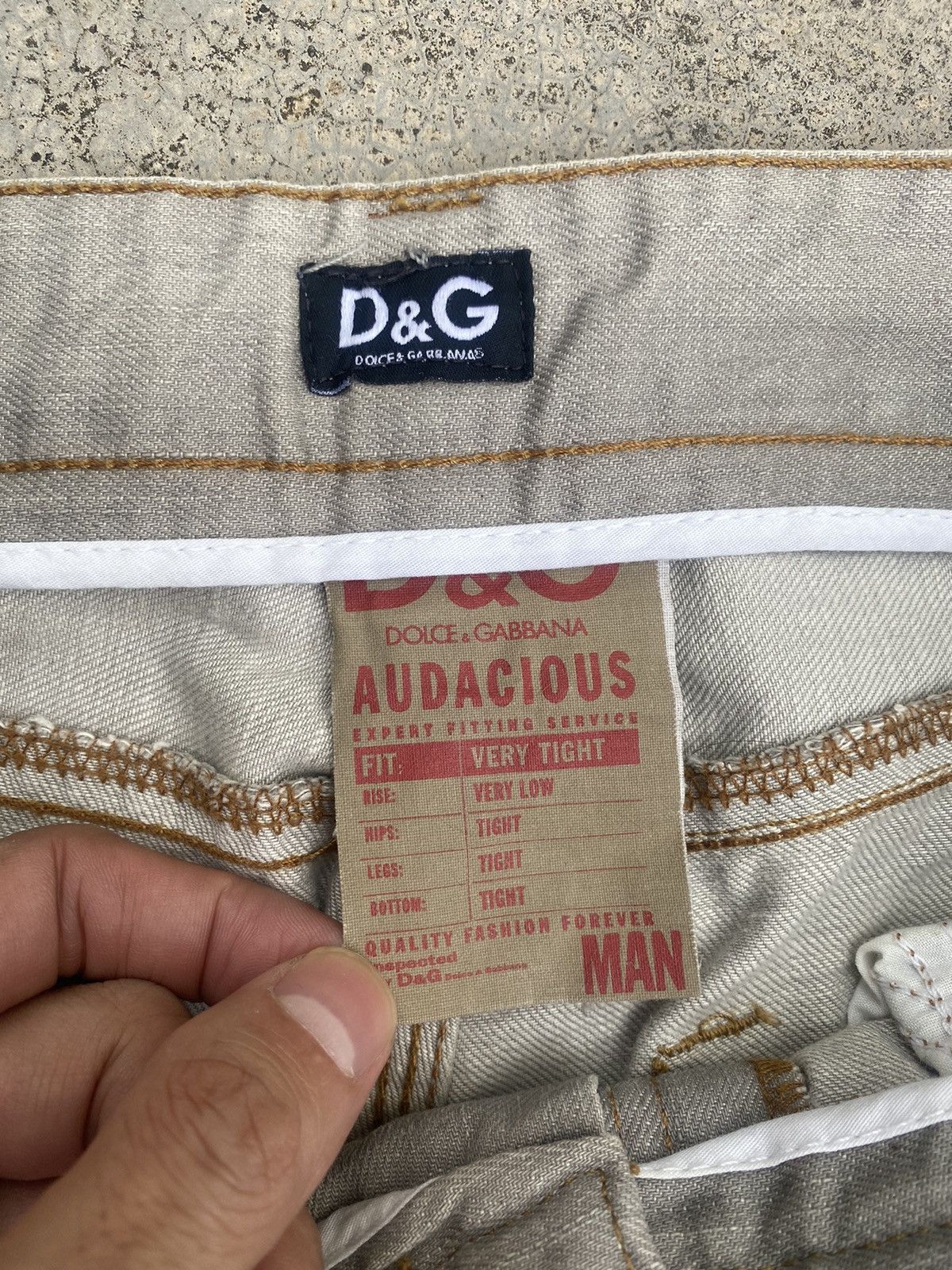 Designer × Dolce & Gabbana Dolce & Gabbana Boro Slim Fit Jeans Size US 32 / EU 48 - 11 Thumbnail