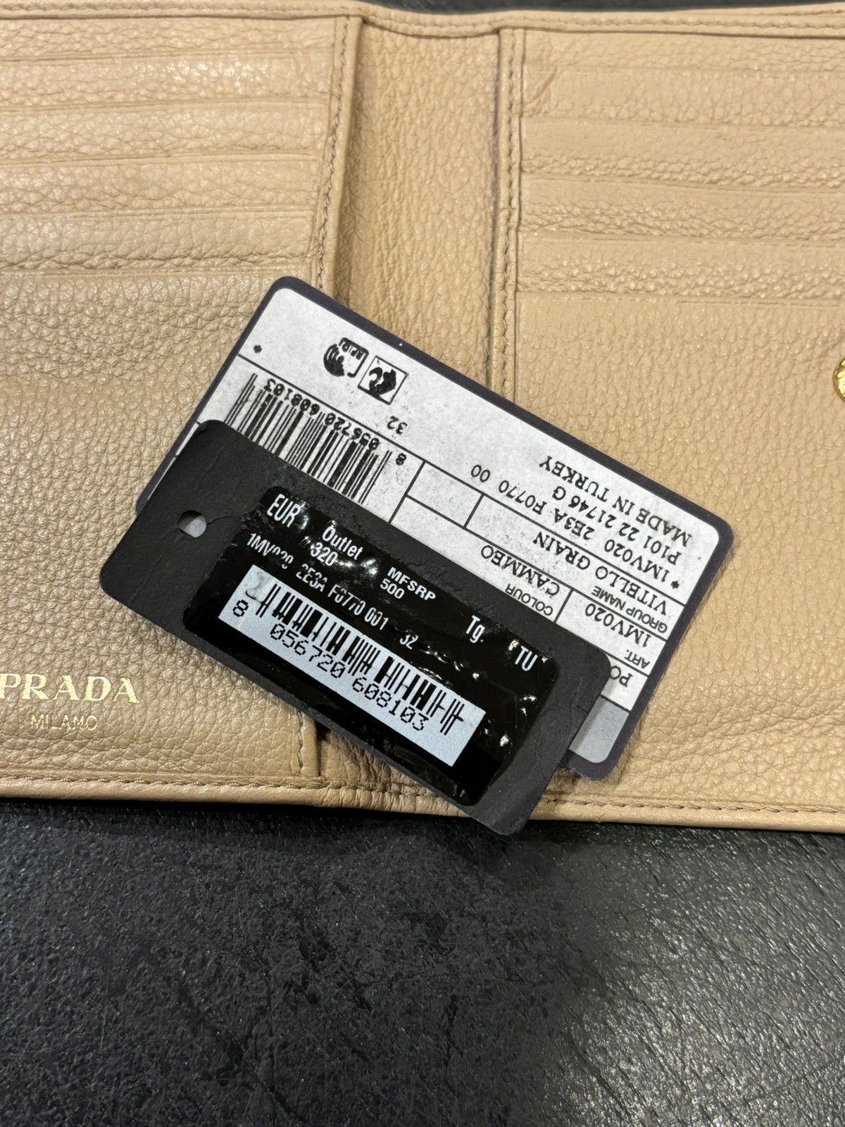 Prada Prada Bi Fold Wallet Size ONE SIZE - 4 Thumbnail