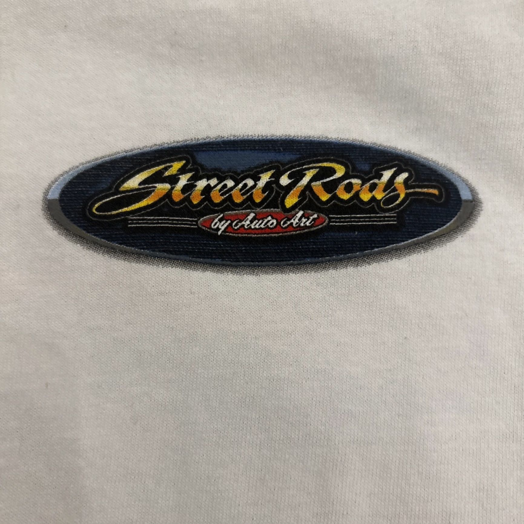 Gildan VINTAGE Gildan T-Shirt Street Rods Auto Art Phoenix Arizona White Size L Hot Rod Mens Size US L / EU 52-54 / 3 - 4 Thumbnail