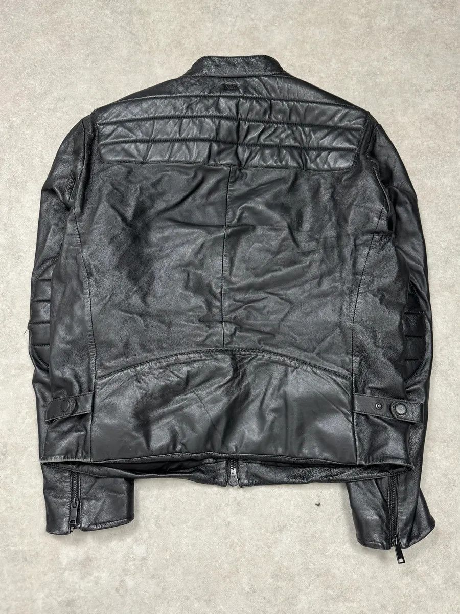 Emporio Armani AW2018 Emporio Armani Black Padded Biker Leather Jacket Size US M / EU 48-50 / 2 - 8 Thumbnail