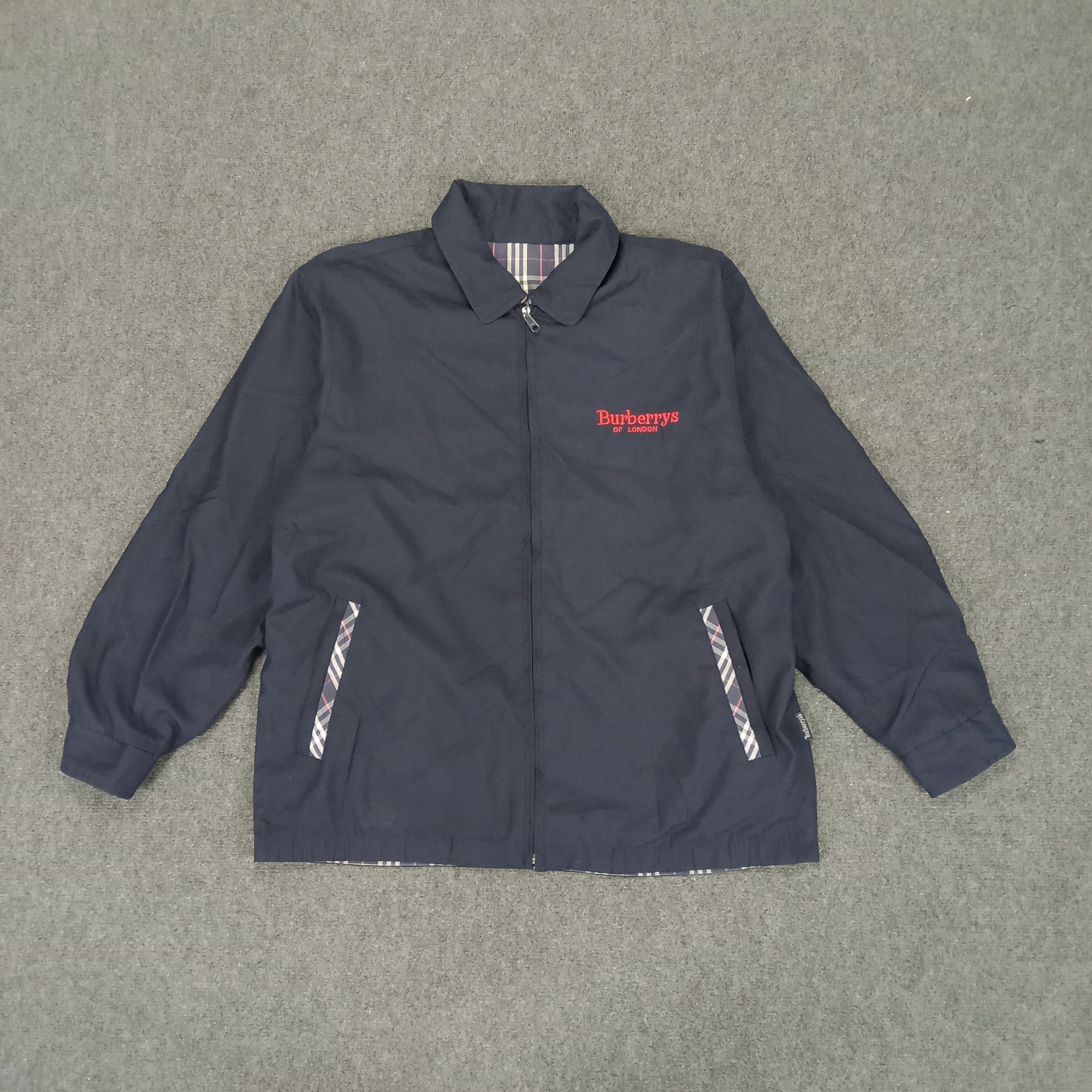 Burberry × Vintage Burberry Luxury Brand Reversible Jacket Size US L / EU 52-54 / 3 - 1 Thumbnail