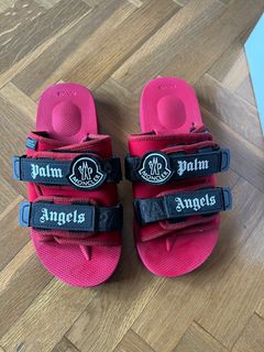 Palm Angels Suicoke Slides In White, ModeSens