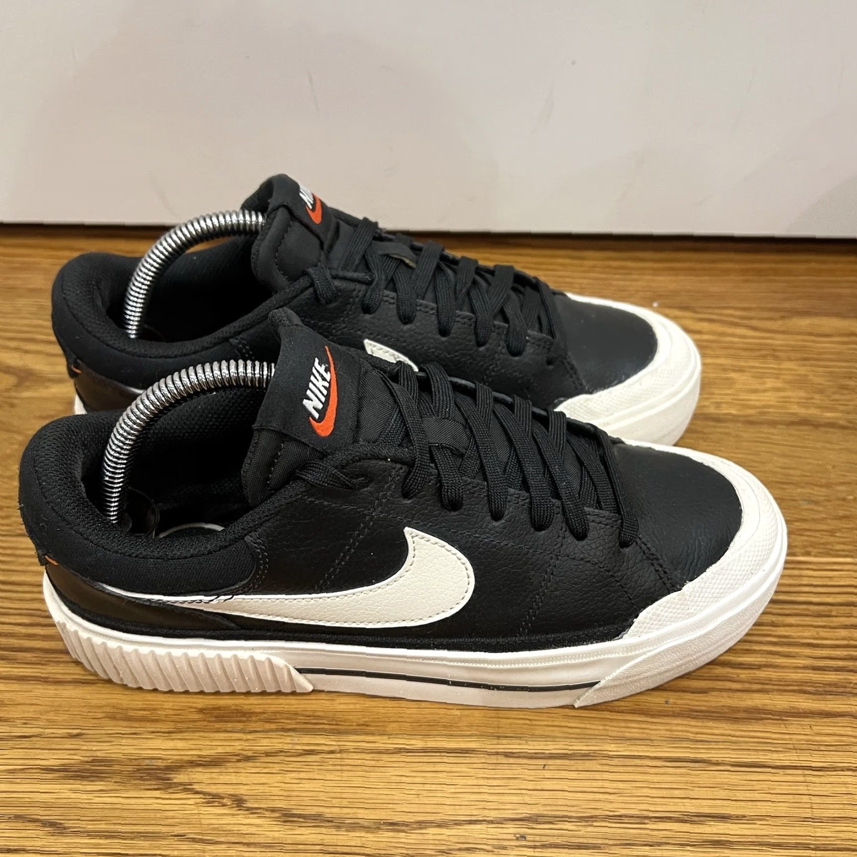 Nike Nike Women Court Legacy Lift Black Sail White Size 8.5 DM7590 001 Size US 9 / IT 39 - 6 Thumbnail