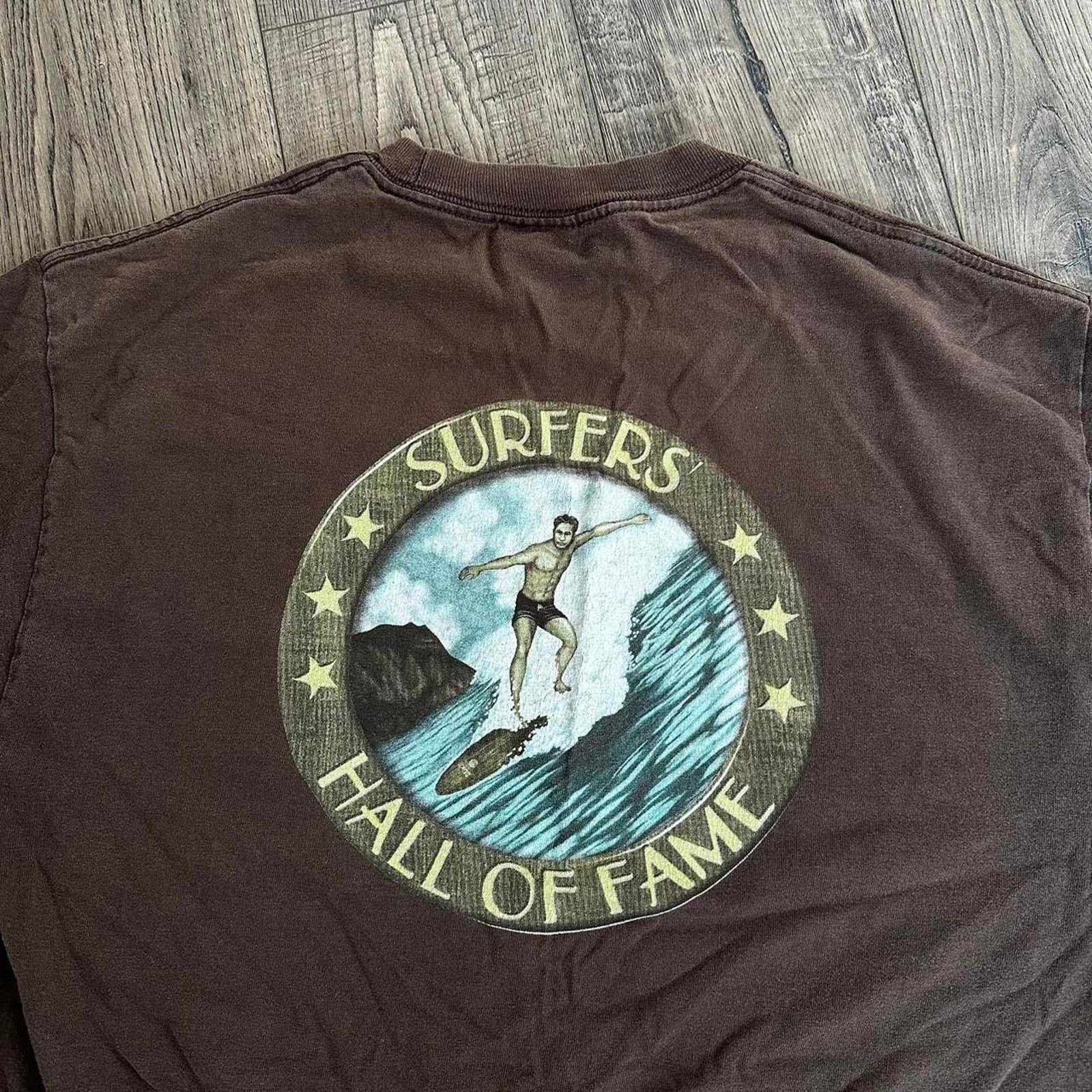 Vintage Rare Vintage 00s 2006 Surfers Hall of Fame Graphic Surf Tee Size US L / EU 52-54 / 3 - 1 Thumbnail