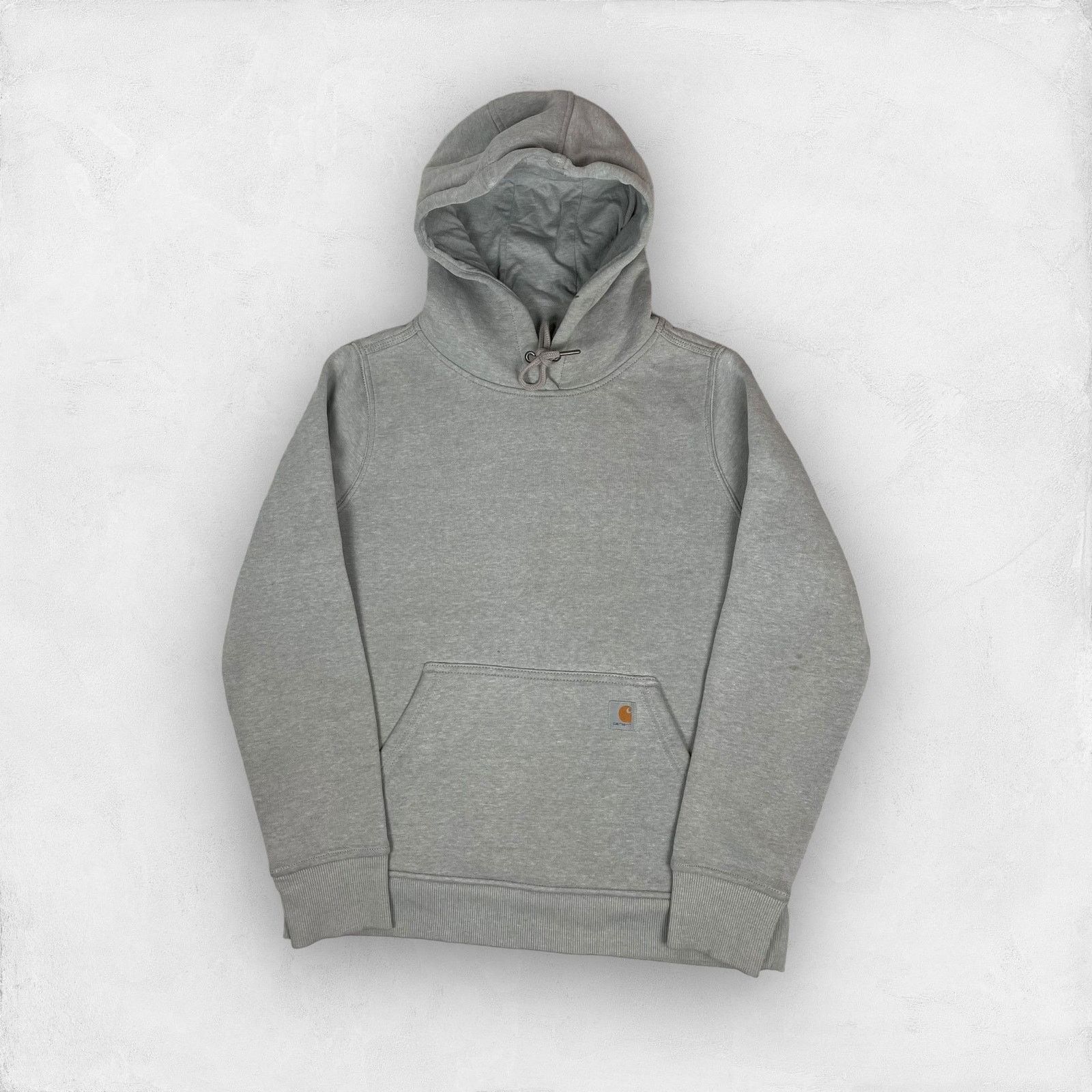 Carhartt × Vintage Carhartt Women's Gray Cotton Long Sleeve Hoodie Small (4-6) Size S / US 4 / IT 40 - 1 Thumbnail