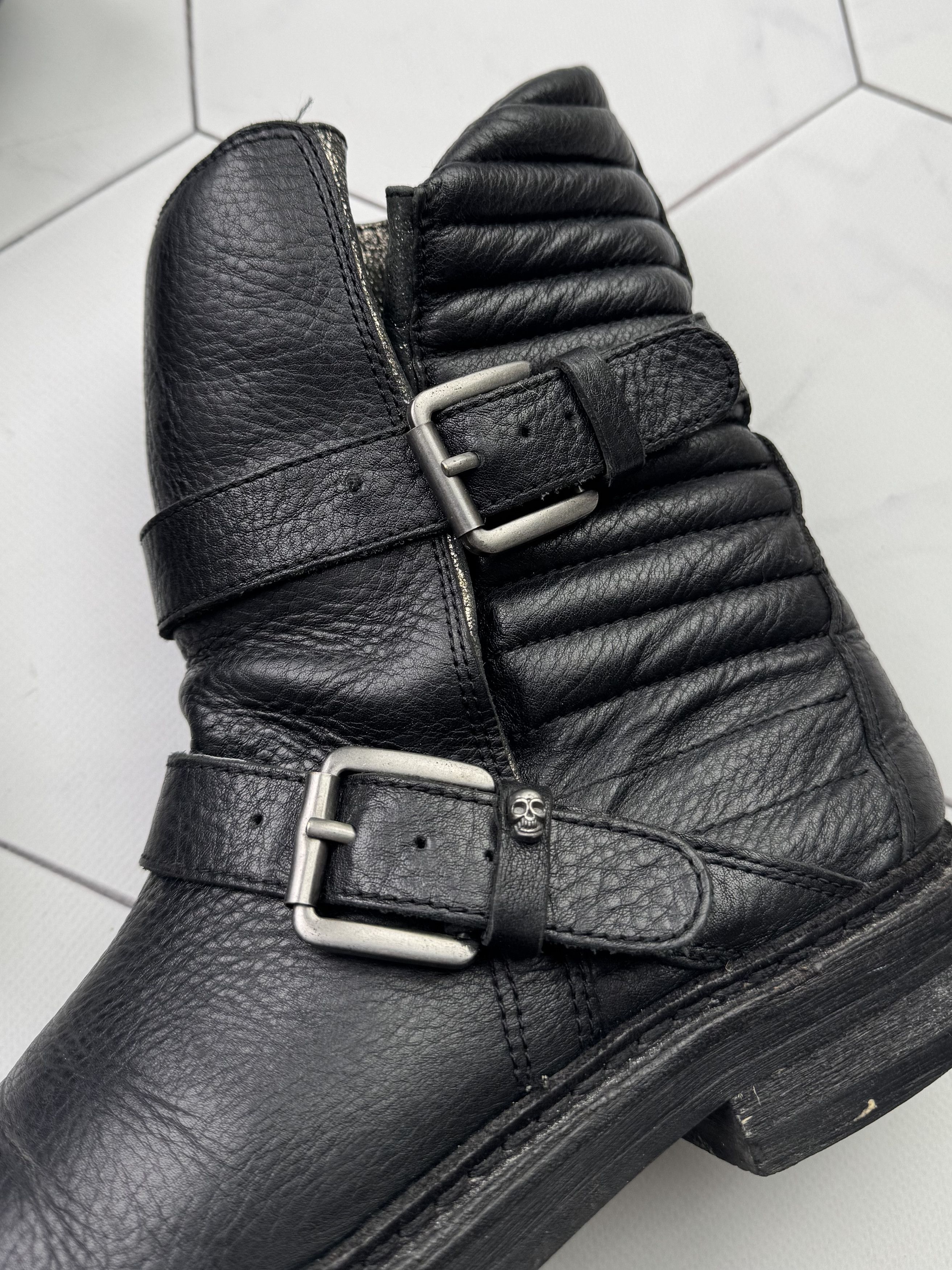 Zadig & Voltaire Zadig&Voltaire Vintage Leather Boots With Straps (B48) Size US 9 / IT 39 - 3 Thumbnail