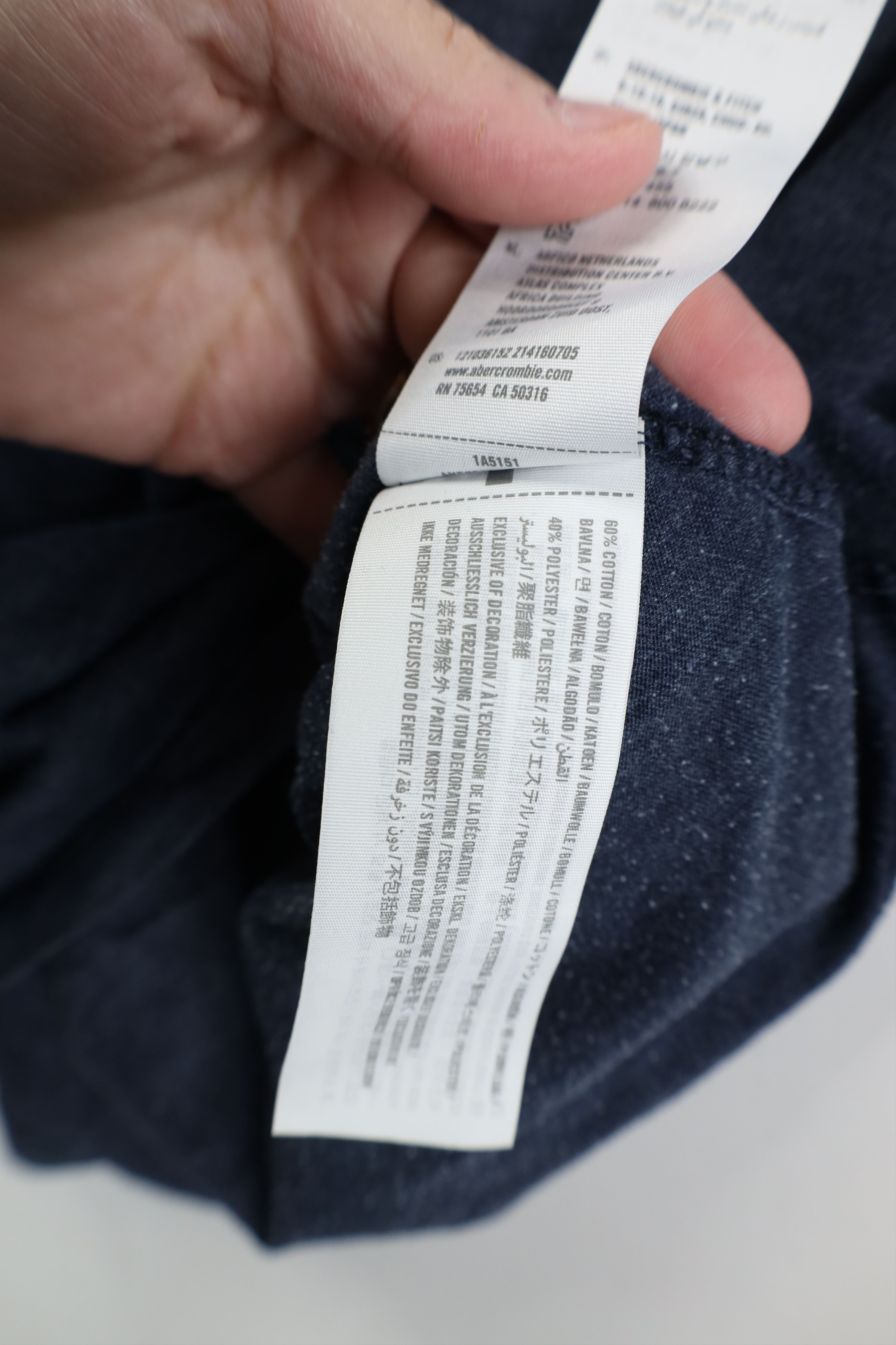 Abercrombie & Fitch Vintage 90s Y2K Abercrombie & Fitch Knit Henley T-Shirt Blue Size US M / EU 48-50 / 2 - 10 Thumbnail