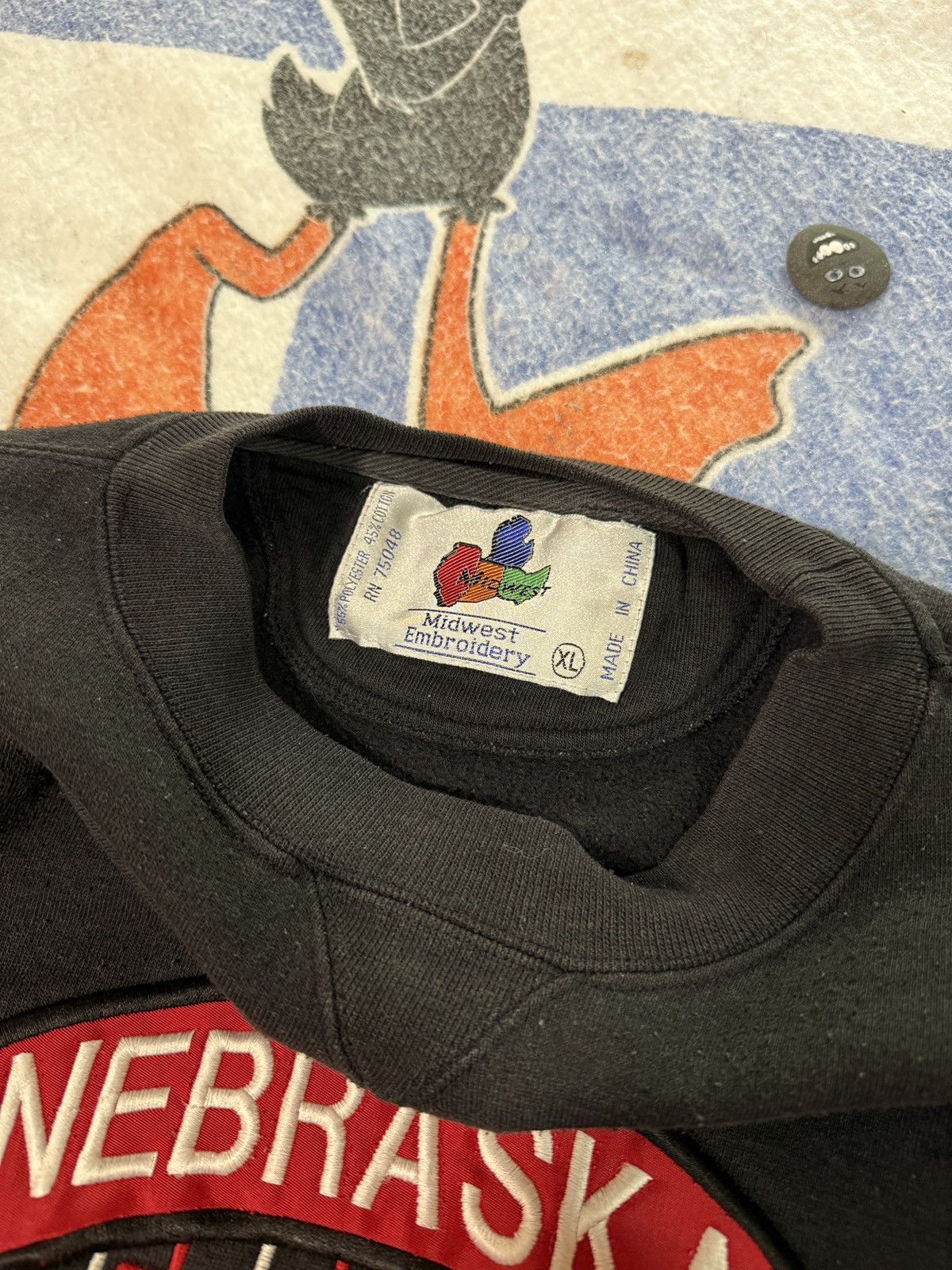 NCAA Vintage Nebraska Cornhuskers crewneck sweatshirt Size US XL / EU 56 / 4 - 3 Thumbnail