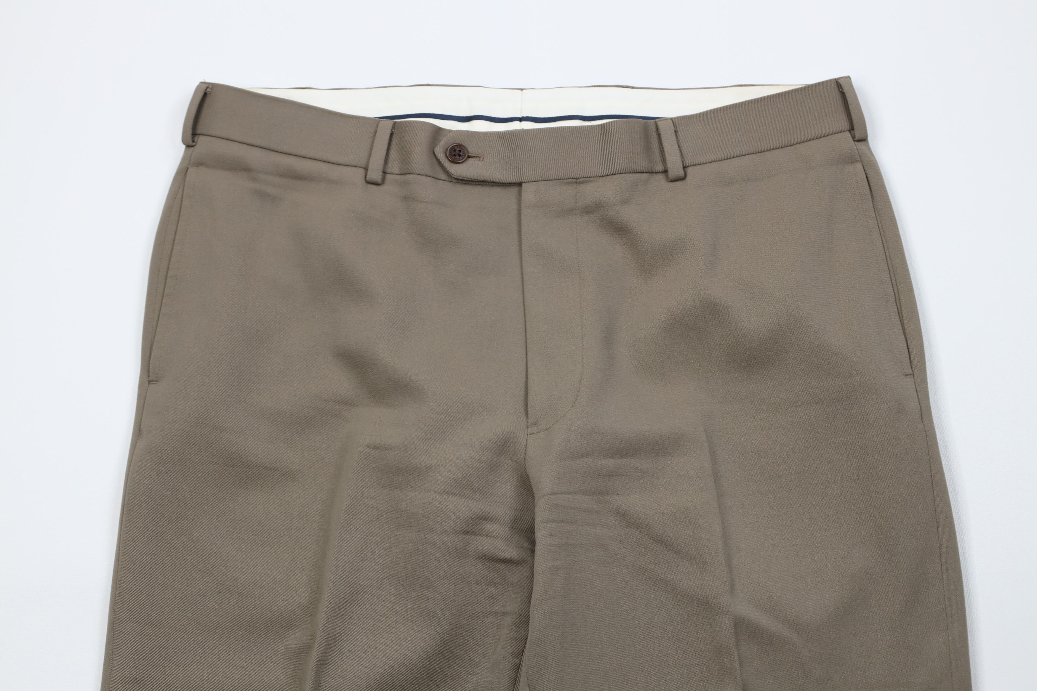 Brooks Brothers Vintage Brooks Brothers Madison Wool Knit Chino Pants Beige Size US 36 / EU 52 - 2 Thumbnail