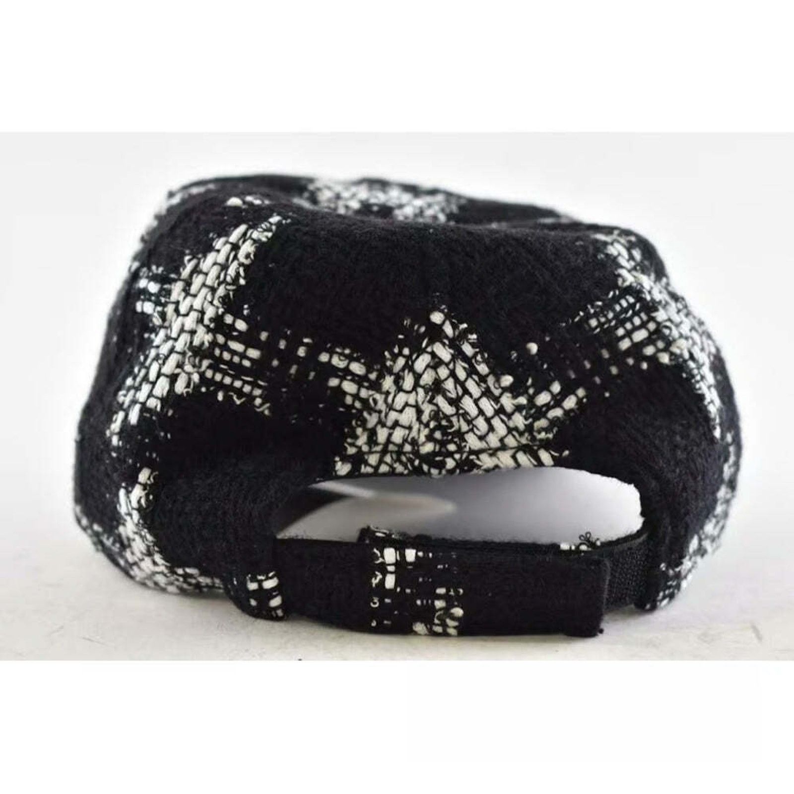 Chanel Chanel REV Tweed Check Baseball Cap Curved Peak Hat L Large Size ONE SIZE - 4 Thumbnail