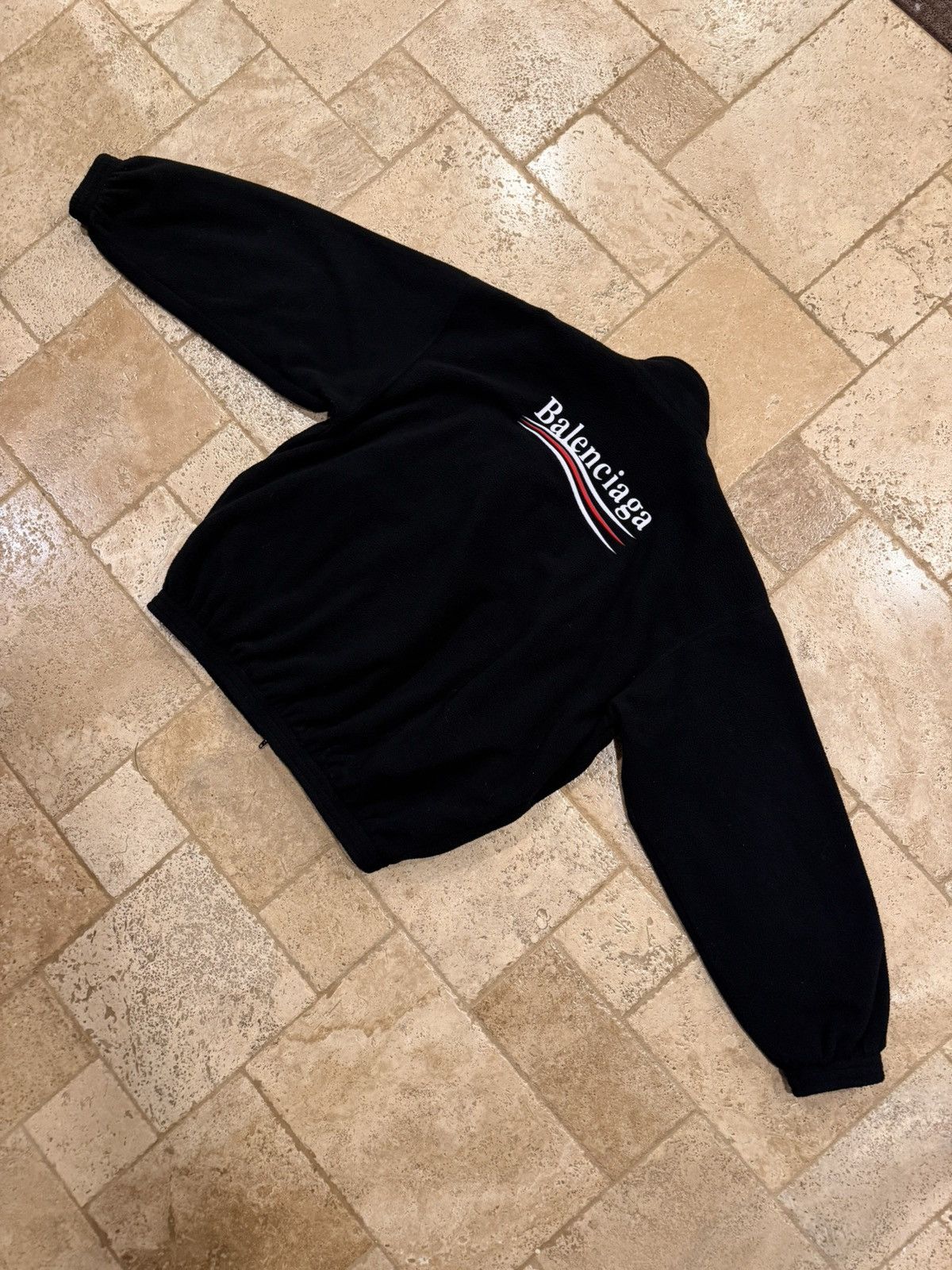 Balenciaga Balenciaga Political Campaign Polar Fleece Zip Up Jacket Size US XL / EU 56 / 4 - 10 Thumbnail