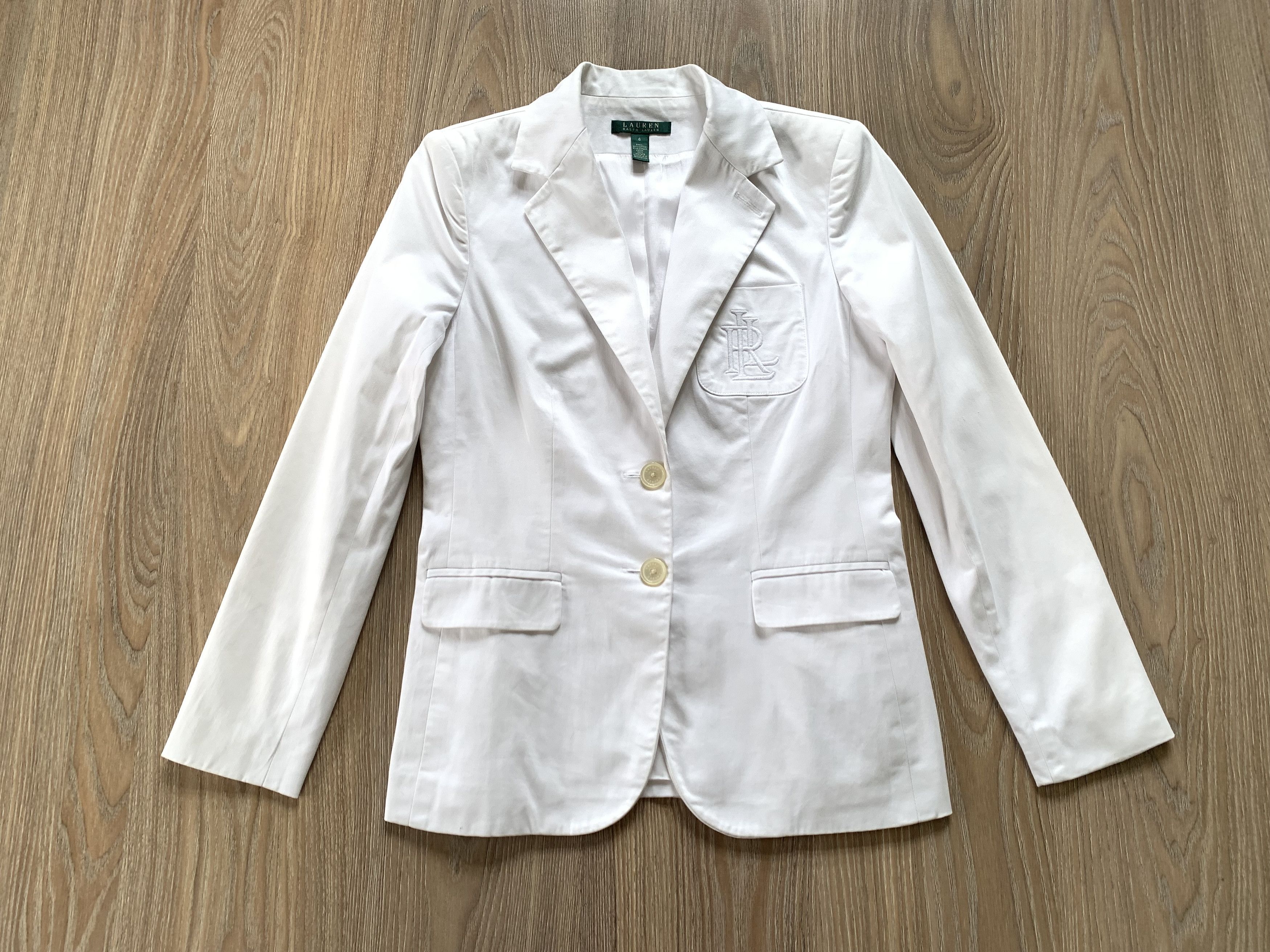 Lauren Ralph Lauren Lauren Ralph Lauren White Women's Blazer Jacket Size S / US 4 / IT 40 - 2 Thumbnail