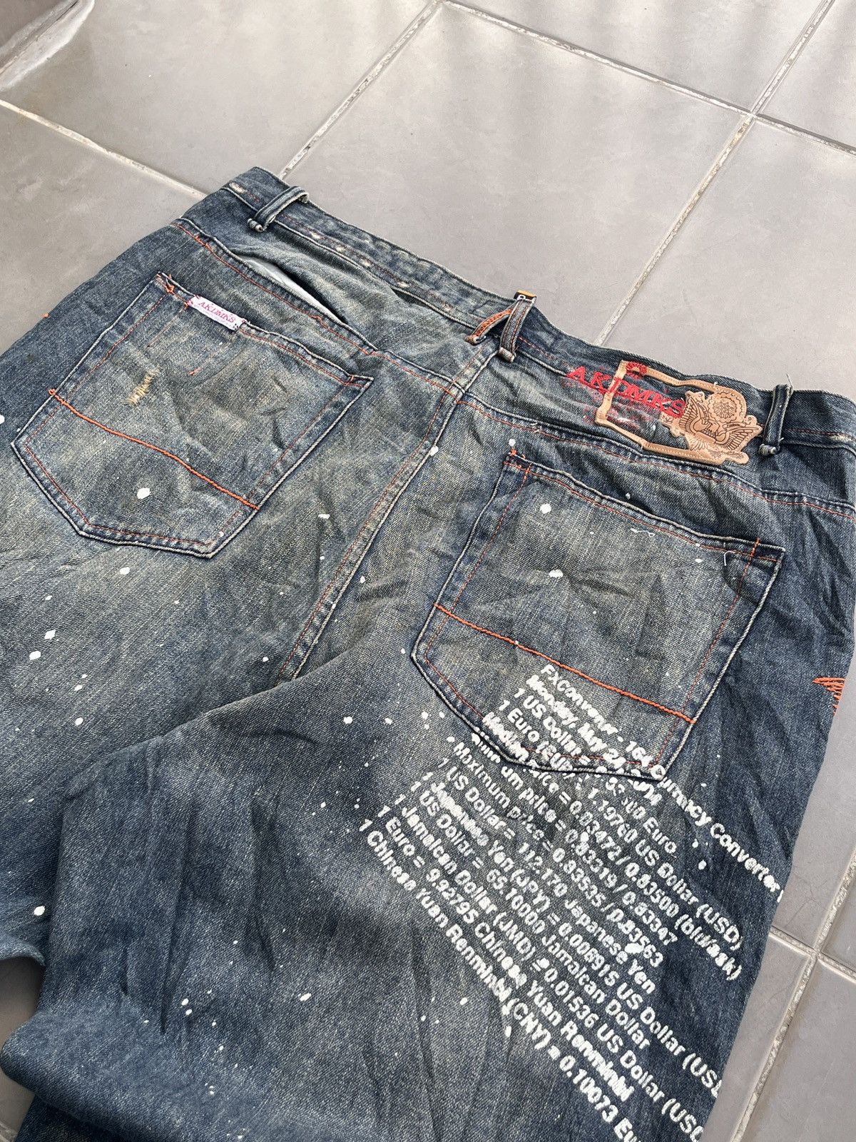 Akademiks AKADEMIKS BAGGY ART EMBROIDERED PANTS Size US 44 / EU 60 - 7 Thumbnail