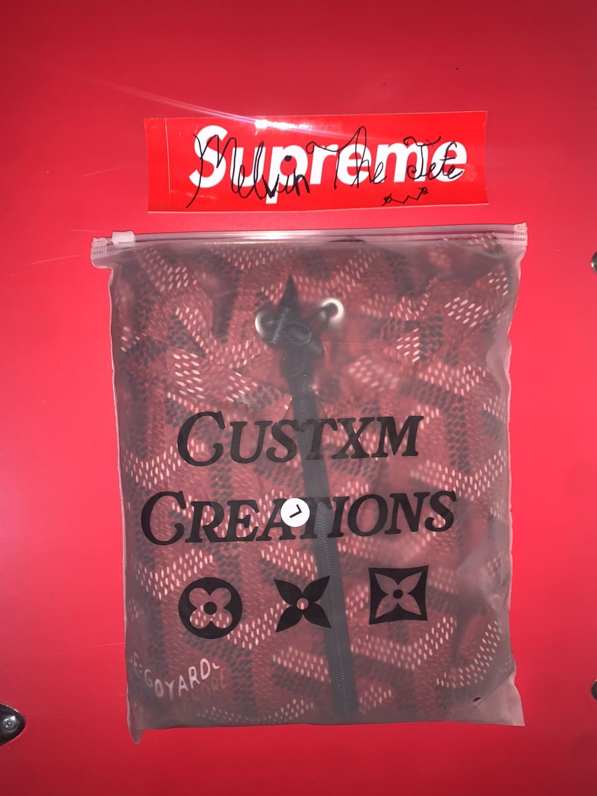Other Custom Creations “GoYard” Print Jacket Sz.L Size US L / EU 52-54 / 3 - 2 Thumbnail