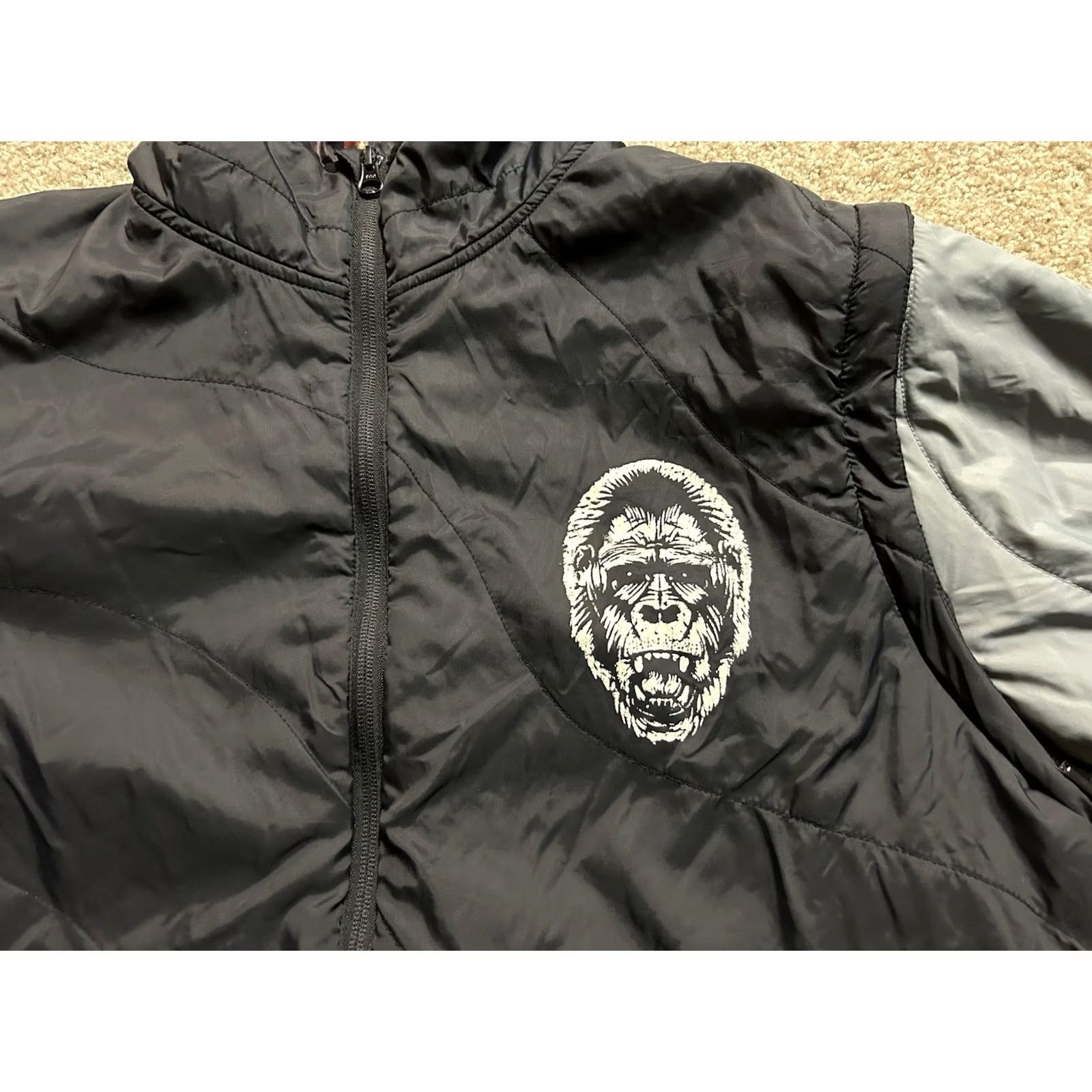 Vintage VINTAGE Line Ski Company Men’s Size L Puffer Jacket Hooded Removable Sleeves Monkey Size US L / EU 52-54 / 3 - 4 Thumbnail