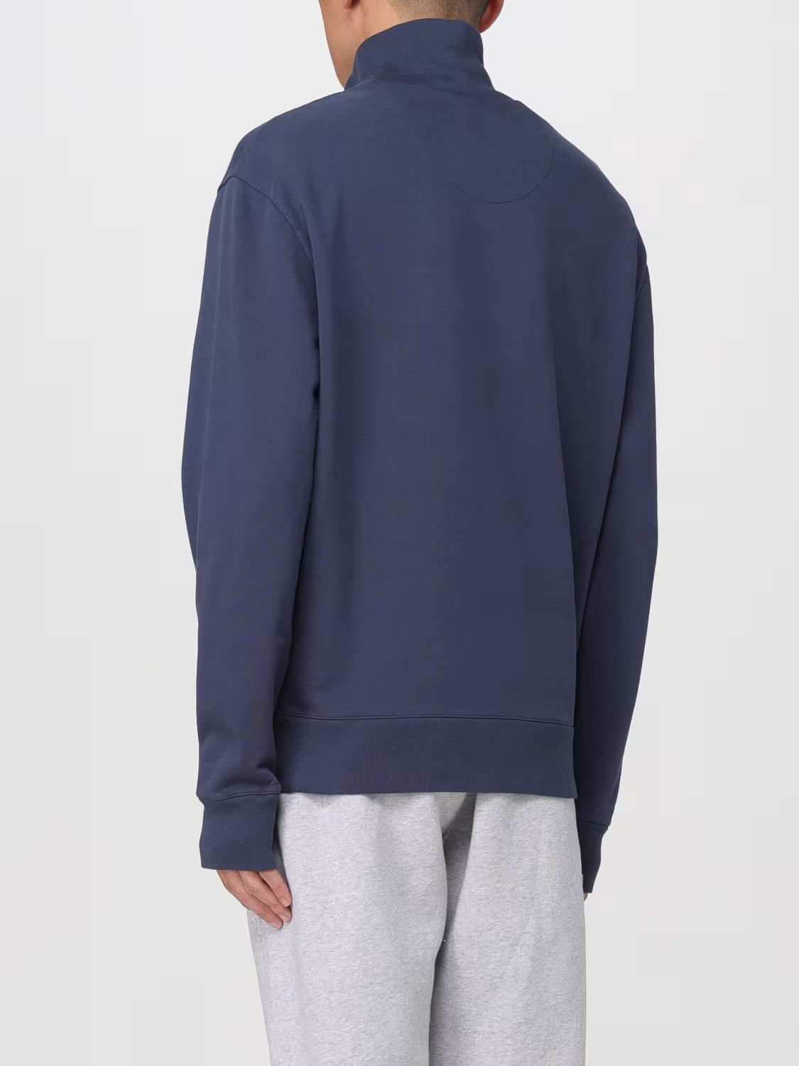 Maison Kitsune o1s22i1n1124 Half-Zip Sweatshirt in Blue Size US L / EU 52-54 / 3 - 2 Thumbnail