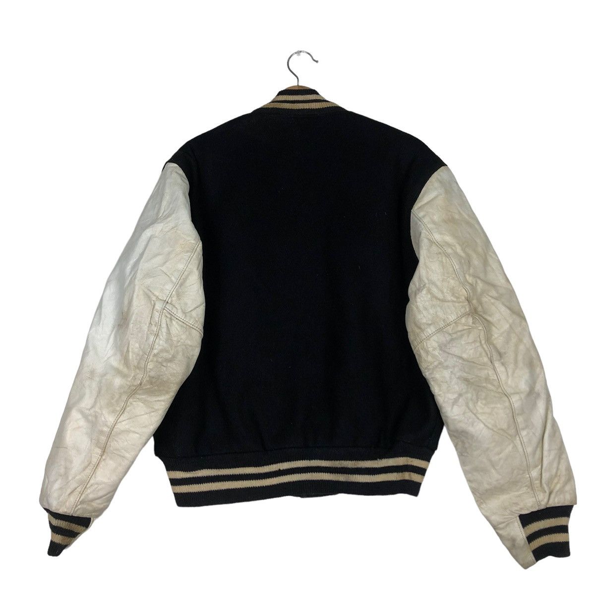 Golden Bear 🔥A Bear For Wear Varsity Jacket Leather Handling Golden Bear Size US L / EU 52-54 / 3 - 8 Thumbnail