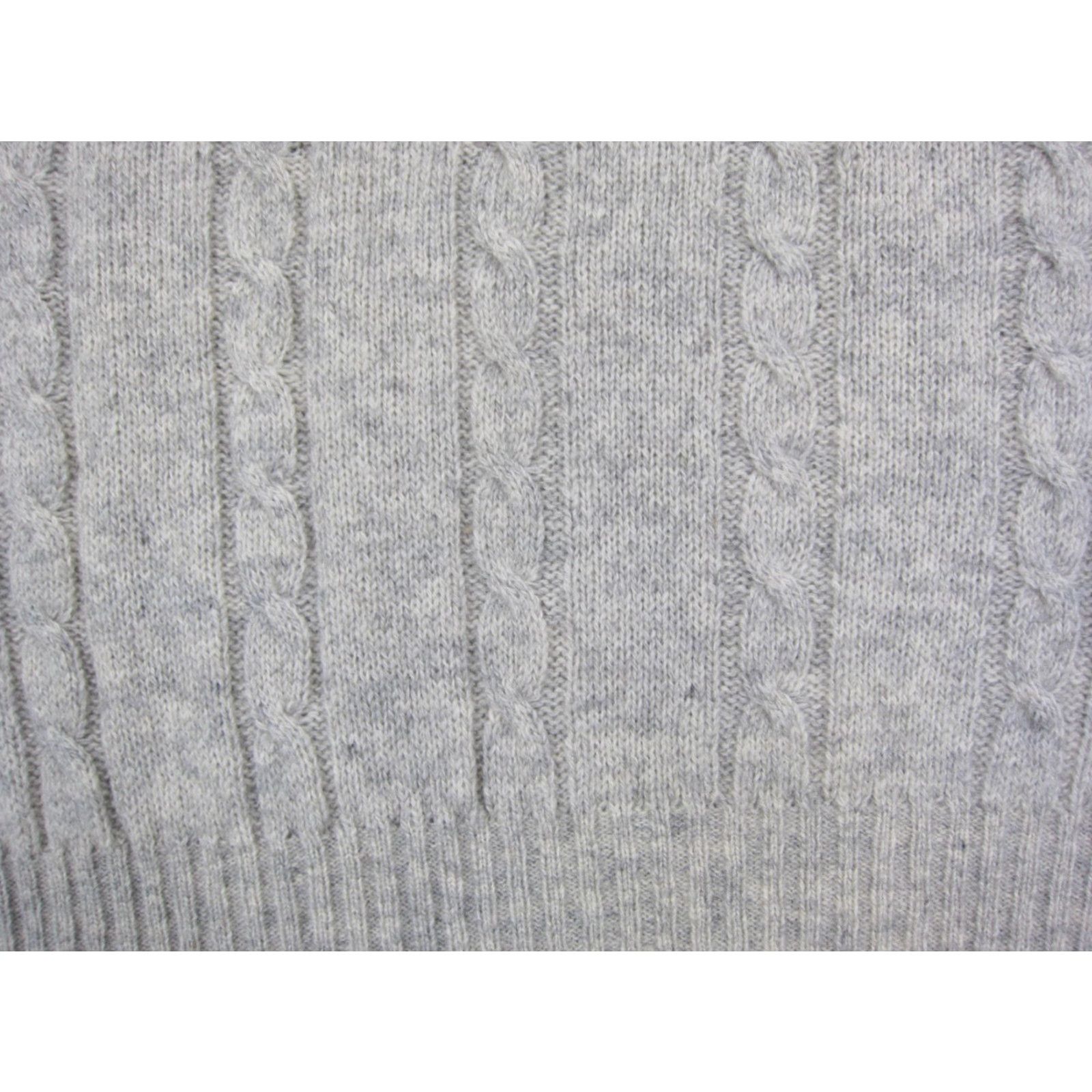Vintage VINTAGE Brass Eagle Sweater Mens XL Gray Wool Cable Knit 70s 80s Size US XL / EU 56 / 4 - 3 Thumbnail