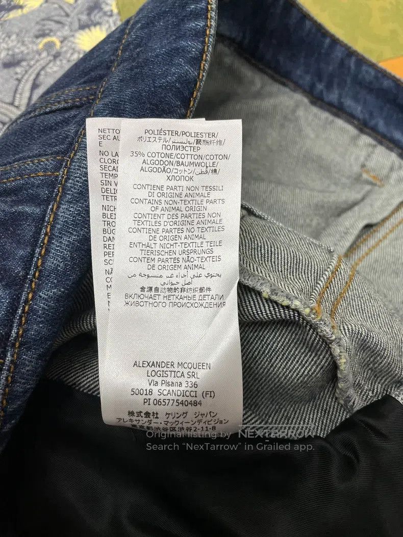 Alexander McQueen Alexander Mcqueen Stitched denim jacket Size S / US 4 / IT 40 - 8 Thumbnail