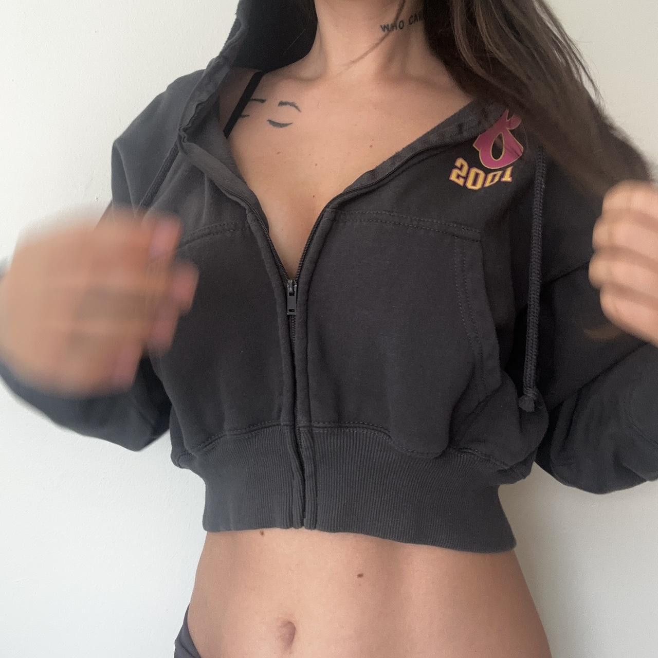 Other Bratz Women’s Grey and pink Hoodie y2k cropped zip-up Size XS / US 0-2 / IT 36-38 - 6 Thumbnail