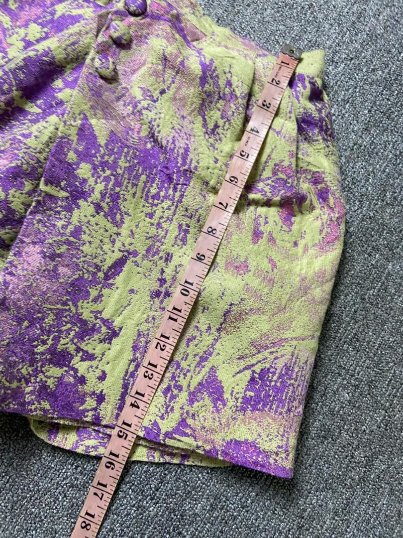 Japanese Brand Ylang Ylang Brand Abstract Mini Skirt (193) Size 22" - 7 Thumbnail