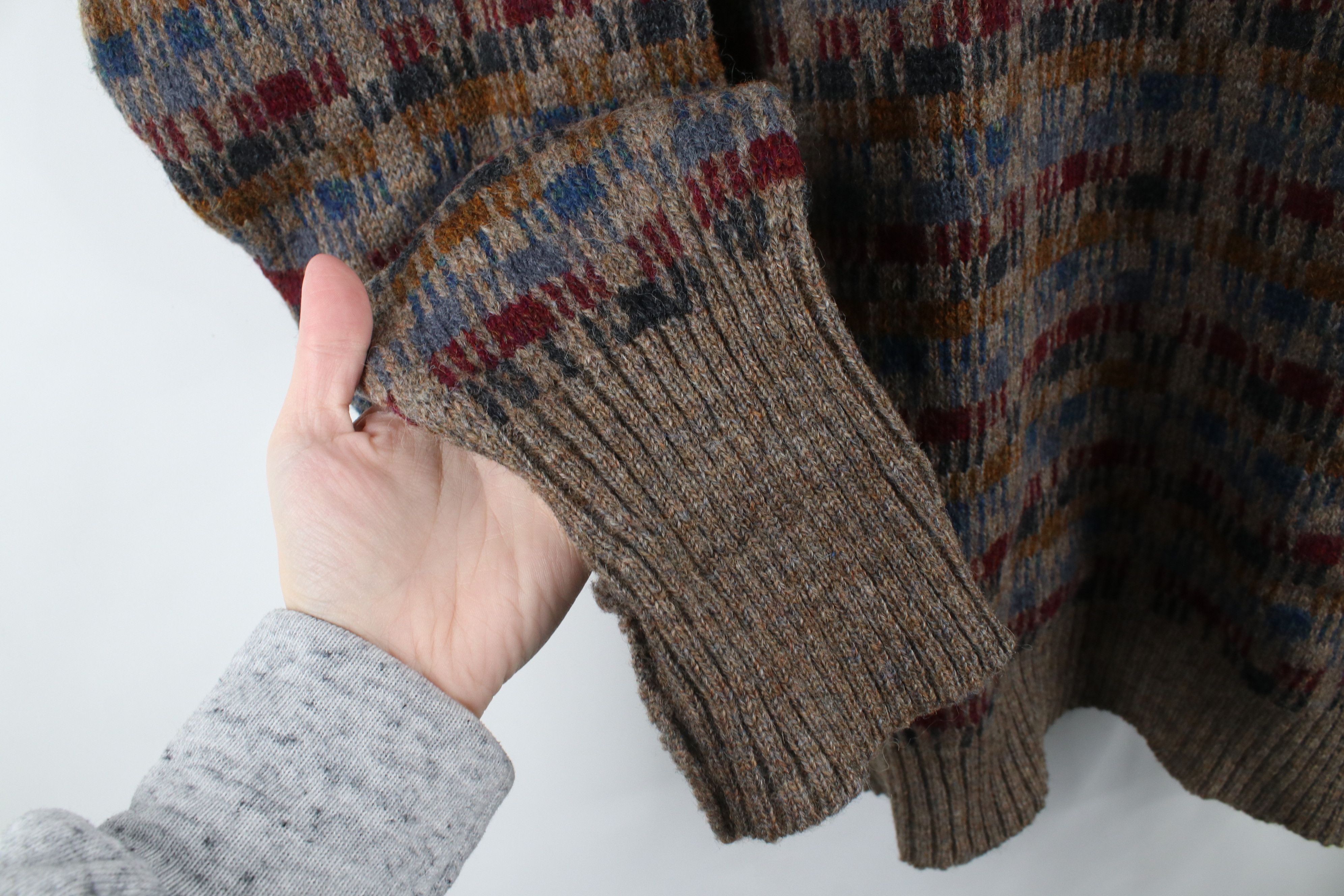 Vintage × Woolrich Woolen Mills Vintage 90s Woolrich Heavyweight Wool Knit Crewneck Sweater Size US M / EU 48-50 / 2 - 5 Thumbnail