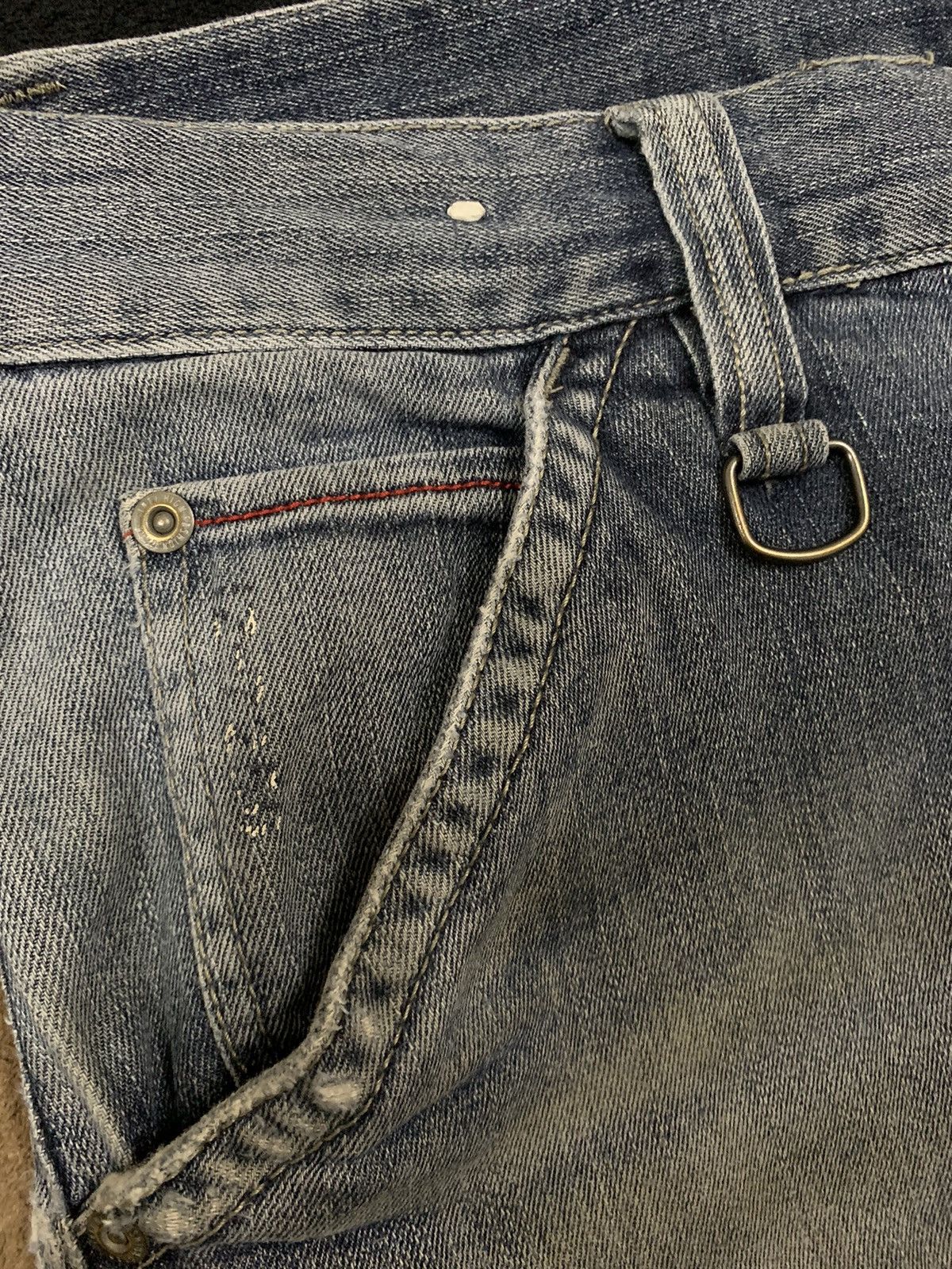 Japanese Brand Japanese Brand Mud Wash Double Knee Multipockets Cargo Jeans Size US 32 / EU 48 - 6 Thumbnail
