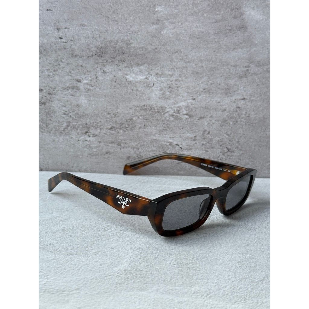 Prada NEW Prada PR B06S Sunglasses in Havana Brown Grey Size ONE SIZE - 5 Thumbnail