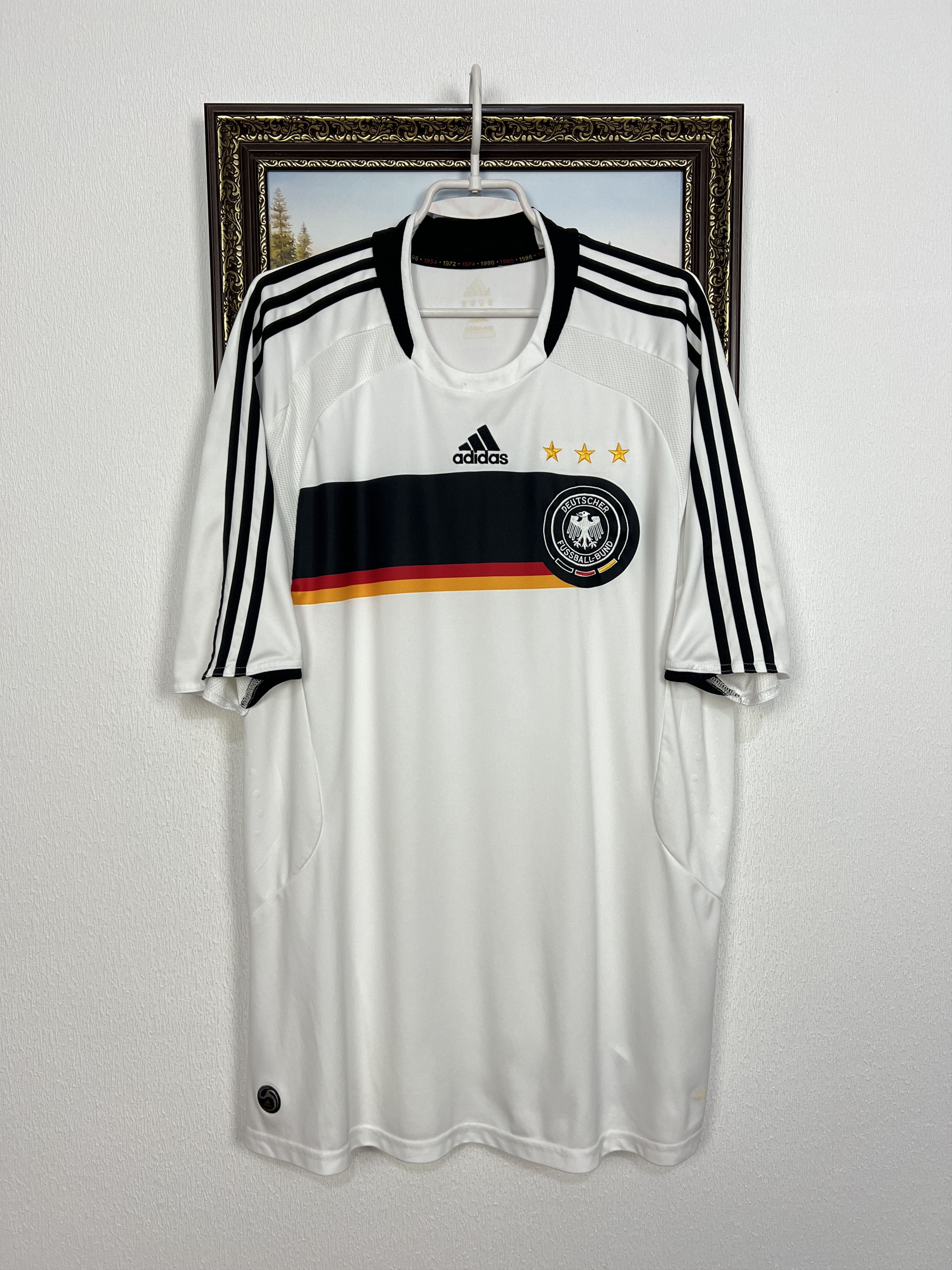 Adidas Germany football shirt 2008 Soccer Jersey Trikot National Size US XXL / EU 58 / 5 - 1 Thumbnail