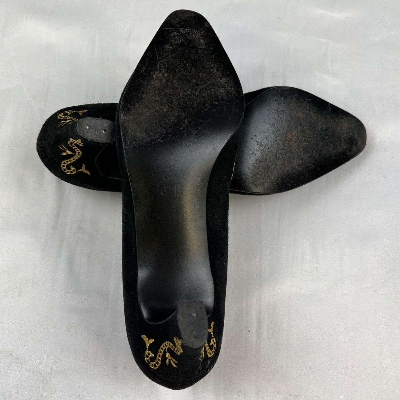 Other Spiegel Women's Black/Gold Shoes/Heels Sz 6B SKU 4343 Size US 6 / IT 36 - 6 Thumbnail