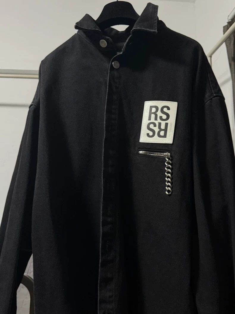 Raf Simons Black Denim Jacket-dmc
