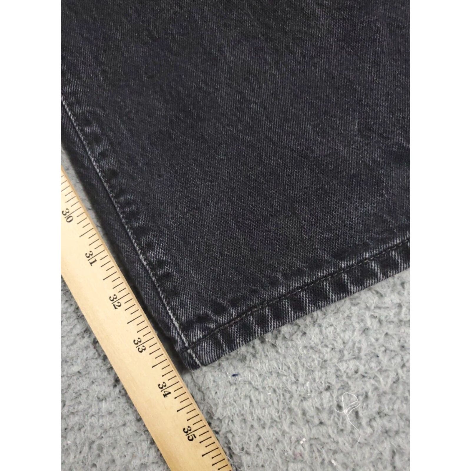 Levi's Levis 501 Mens Gray Straight Leg Jeans 36x34 Cotton Button Fly Size US 36 / EU 52 - 5 Thumbnail
