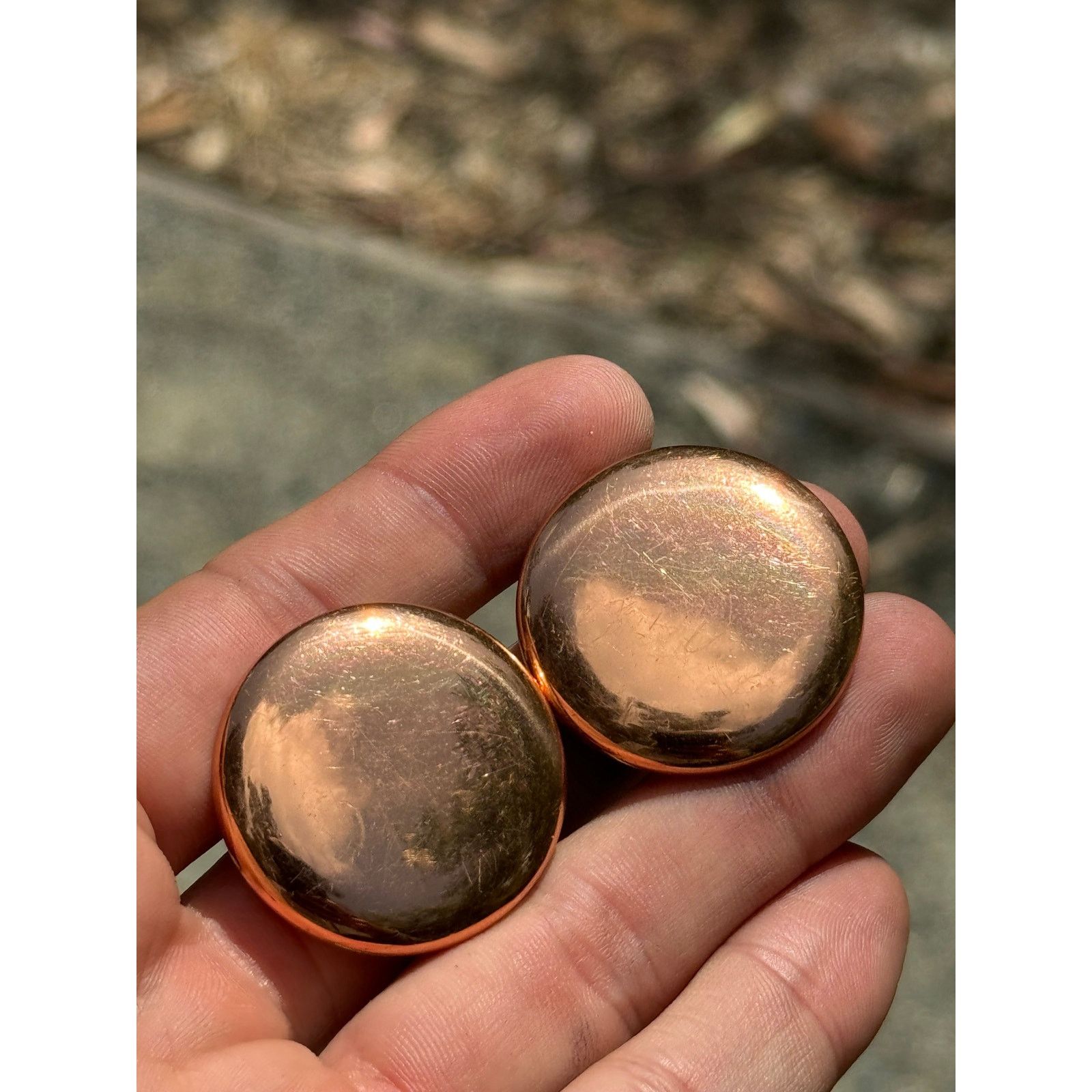 Vintage Vintage Renoir Signed Copper Earrings 1950s Size ONE SIZE - 5 Thumbnail