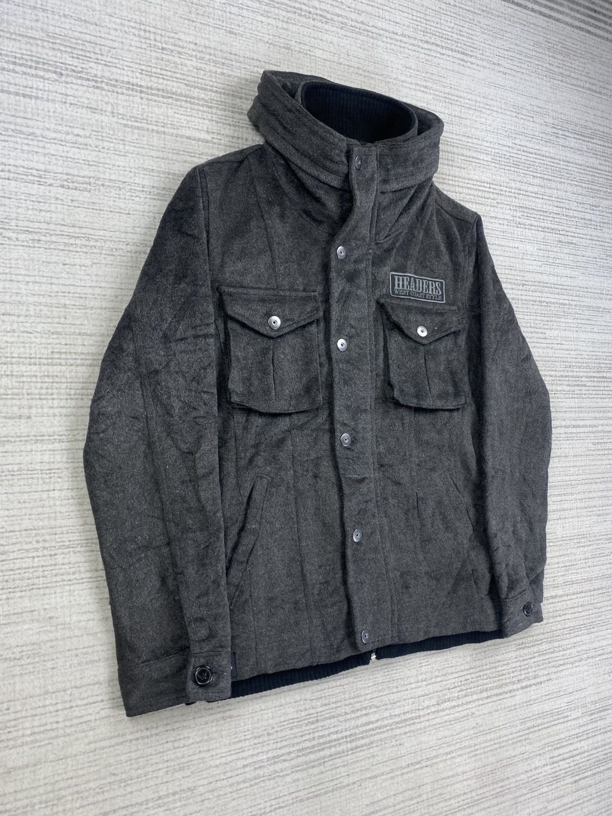 Japanese Brand × Vintage Vintage Headers East Coast Style Wool Zipper Jacket Size US M / EU 48-50 / 2 - 3 Thumbnail
