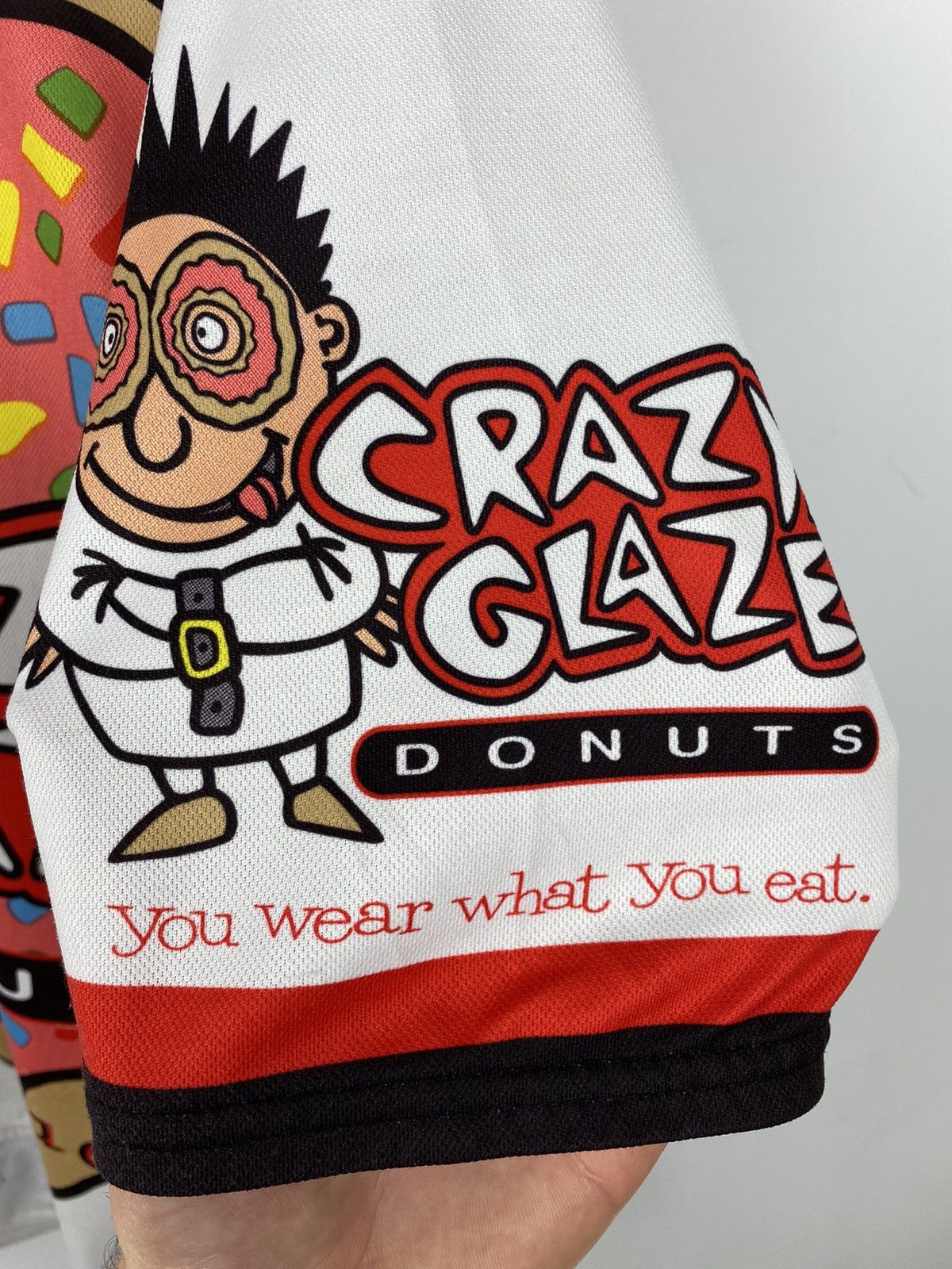 Bicycle Pearl Izumi Crazy Glaze Donuts 2003 Cycling Jersey SMS Y2K Size US L / EU 52-54 / 3 - 10 Thumbnail