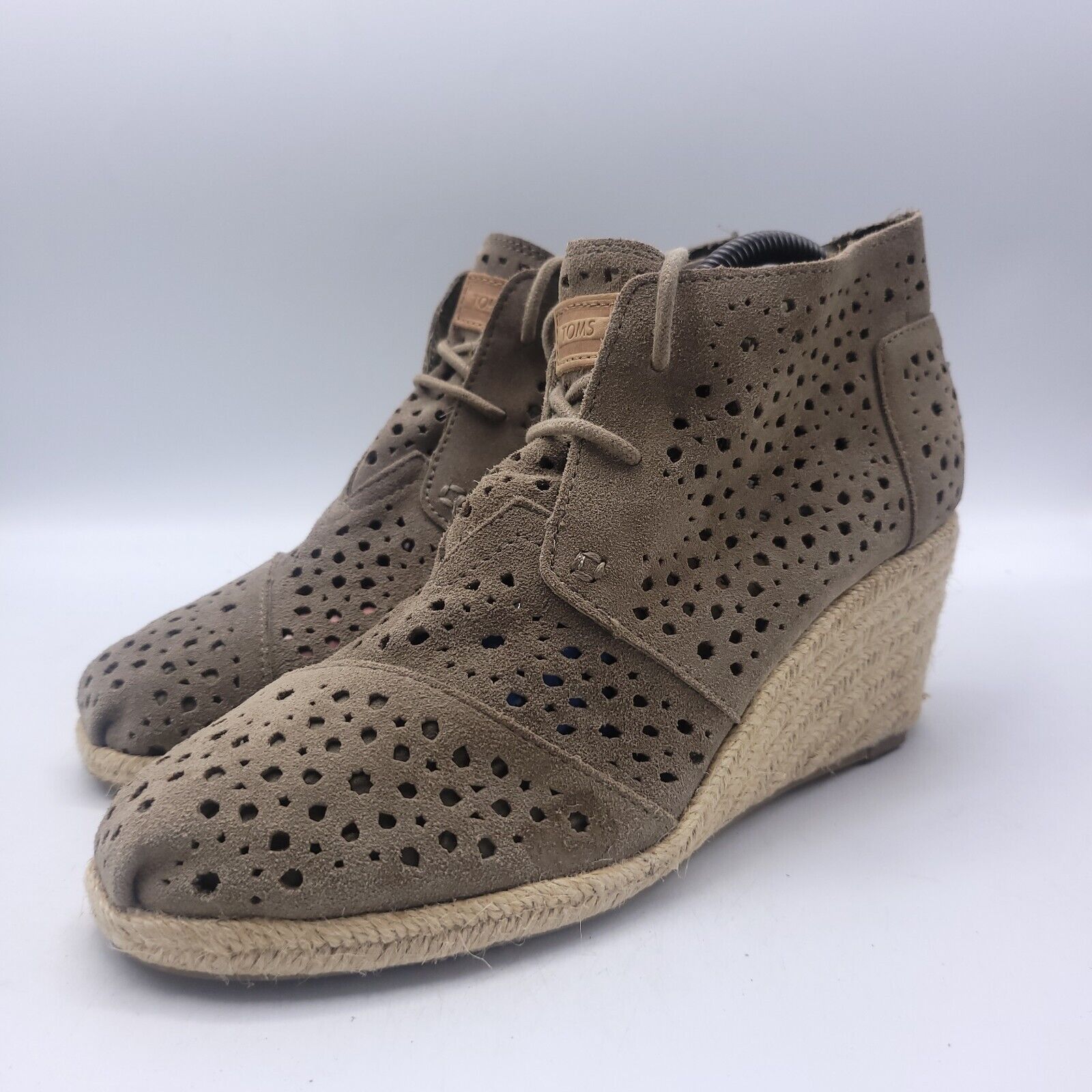 Toms Toms Desert Ankle Boot Womens Size 9.5 301213 Brown Black Size US 9.5 / IT 39.5 - 1 Thumbnail