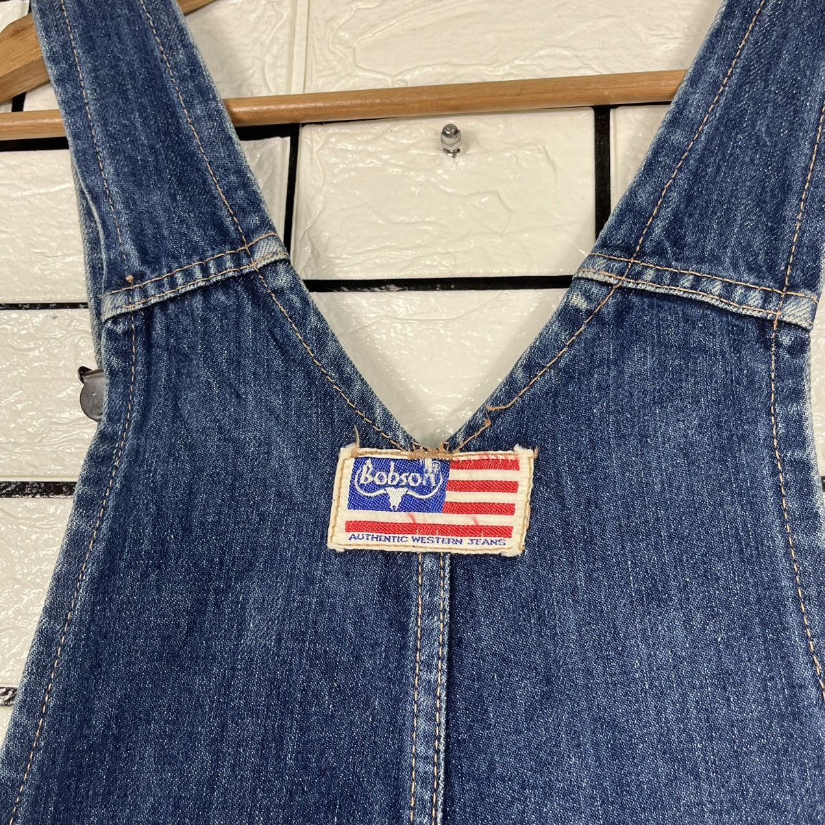 American Apparel Vintage Bobson Western Denim Overall Size US 30 / EU 46 - 15 Thumbnail