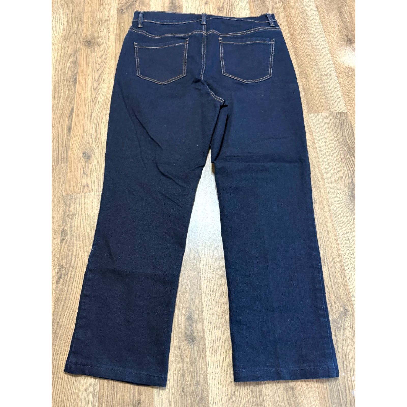 Gloria Vanderbilt Gloria Vanderbilt Amanda Jeans Women's 16 Petite Denim Blue 38" Length Straight Size 26" / US 2 / IT 38 - 2 Thumbnail