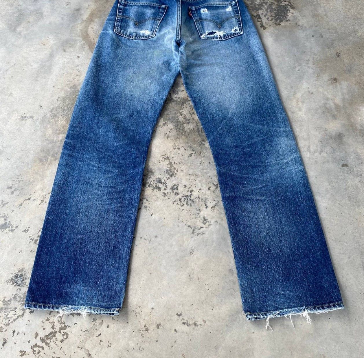 Levi's Vintage Clothing Vintage Levi’s 503BXX 90's Selvedge Denim Big E Repro 1950s Size US 29 - 17 Thumbnail