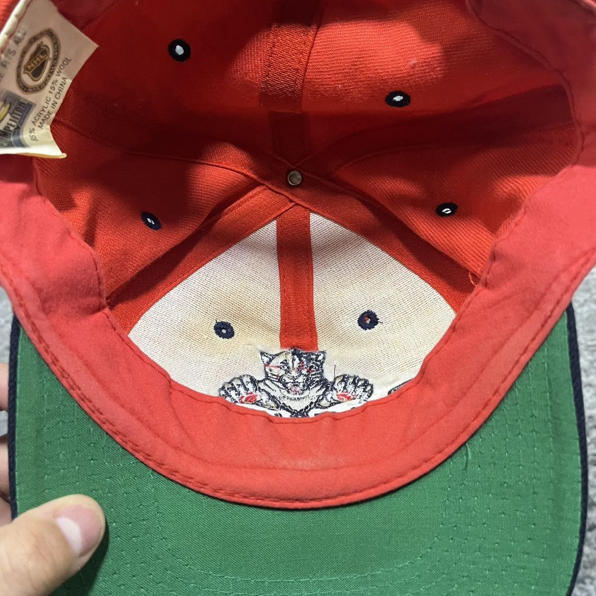 NHL Vintage 90s Florida Panthers NFL Embroidered Snapback Hat Size ONE SIZE - 8 Thumbnail