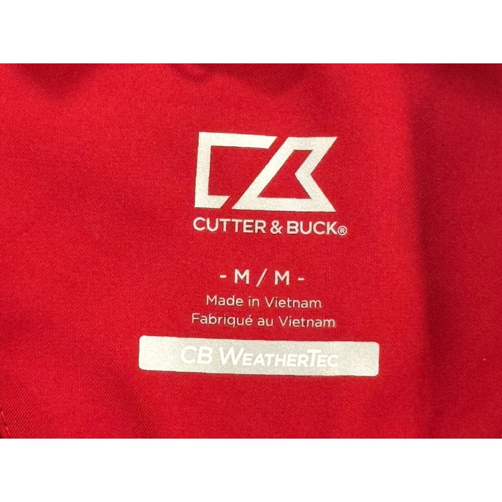 Cutter & Buck Cutter & Buck Nine Iron Full Zip Jacket Red M Mens WeatherTec TPC Sawgrass Ga Bulldogs Size US M / EU 48-50 / 2 - 6 Thumbnail