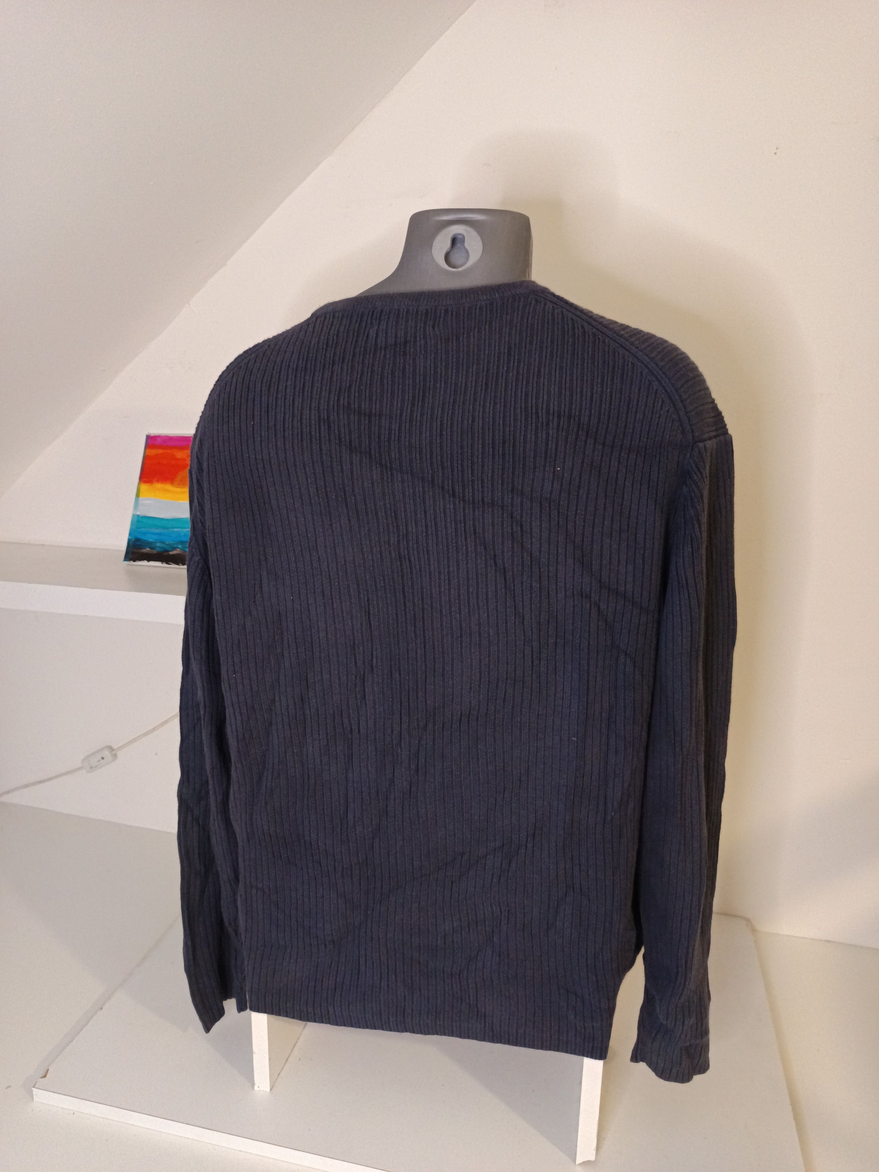 Calvin Klein Calvin Klein bleu sweater Size US XL / EU 56 / 4 - 3 Thumbnail