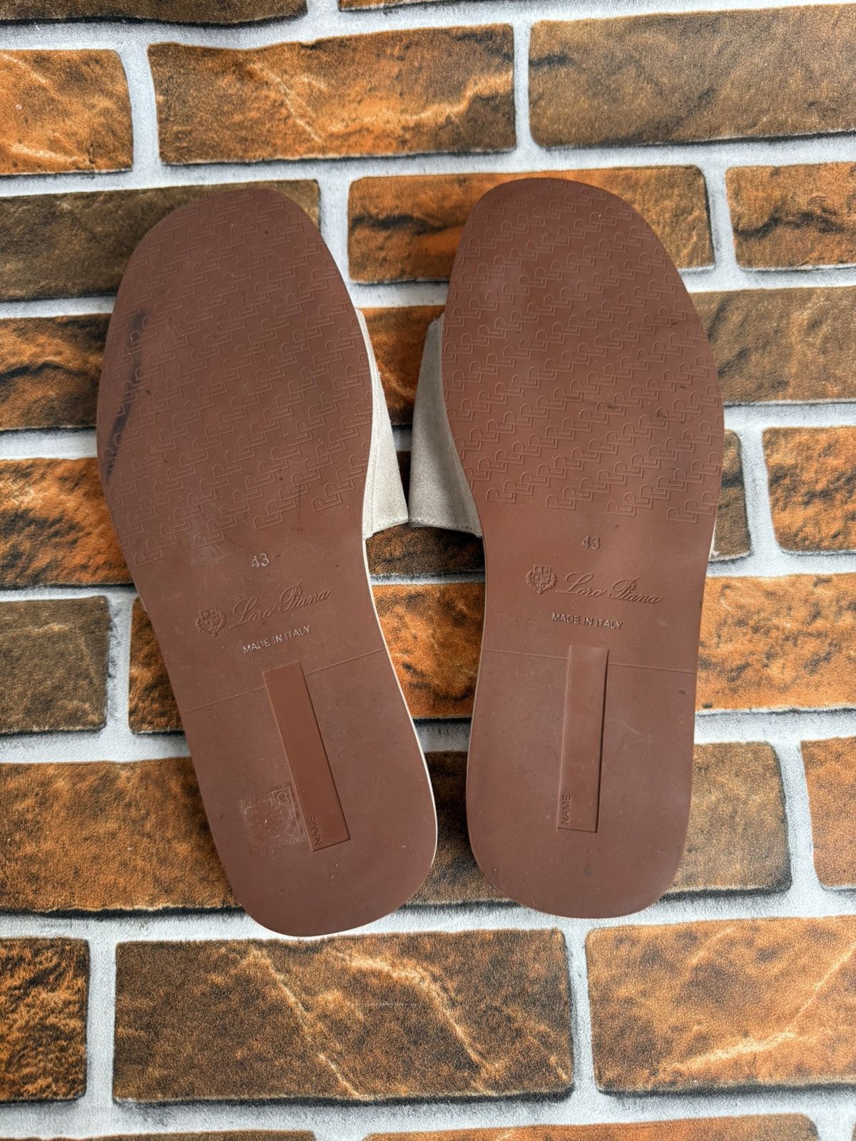 Loro Piana Suede Lp Sandals Size US 10 / EU 43 - 10 Thumbnail