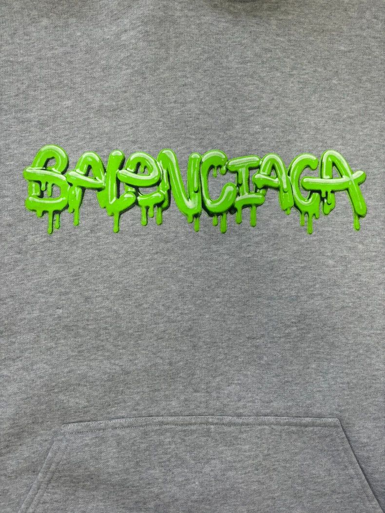 Balenciaga Balenciaga size 2 Solid Slime fleece sweatshirt without dra Size US M / EU 48-50 / 2 - 3 Thumbnail