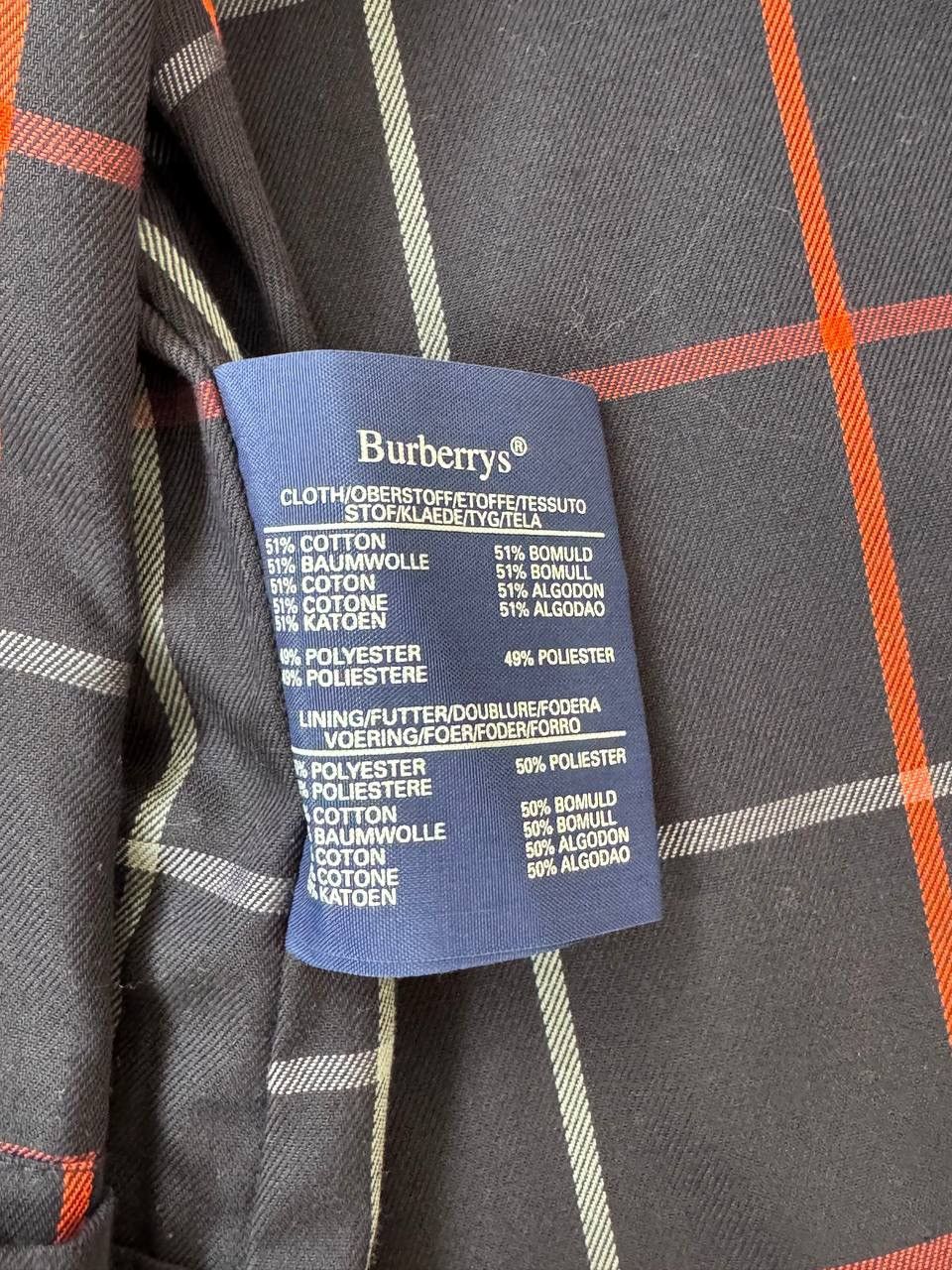 Burberry Burberry Burberrys Vintage Coat Long Mens L XL Luxury Size US L / EU 52-54 / 3 - 4 Thumbnail