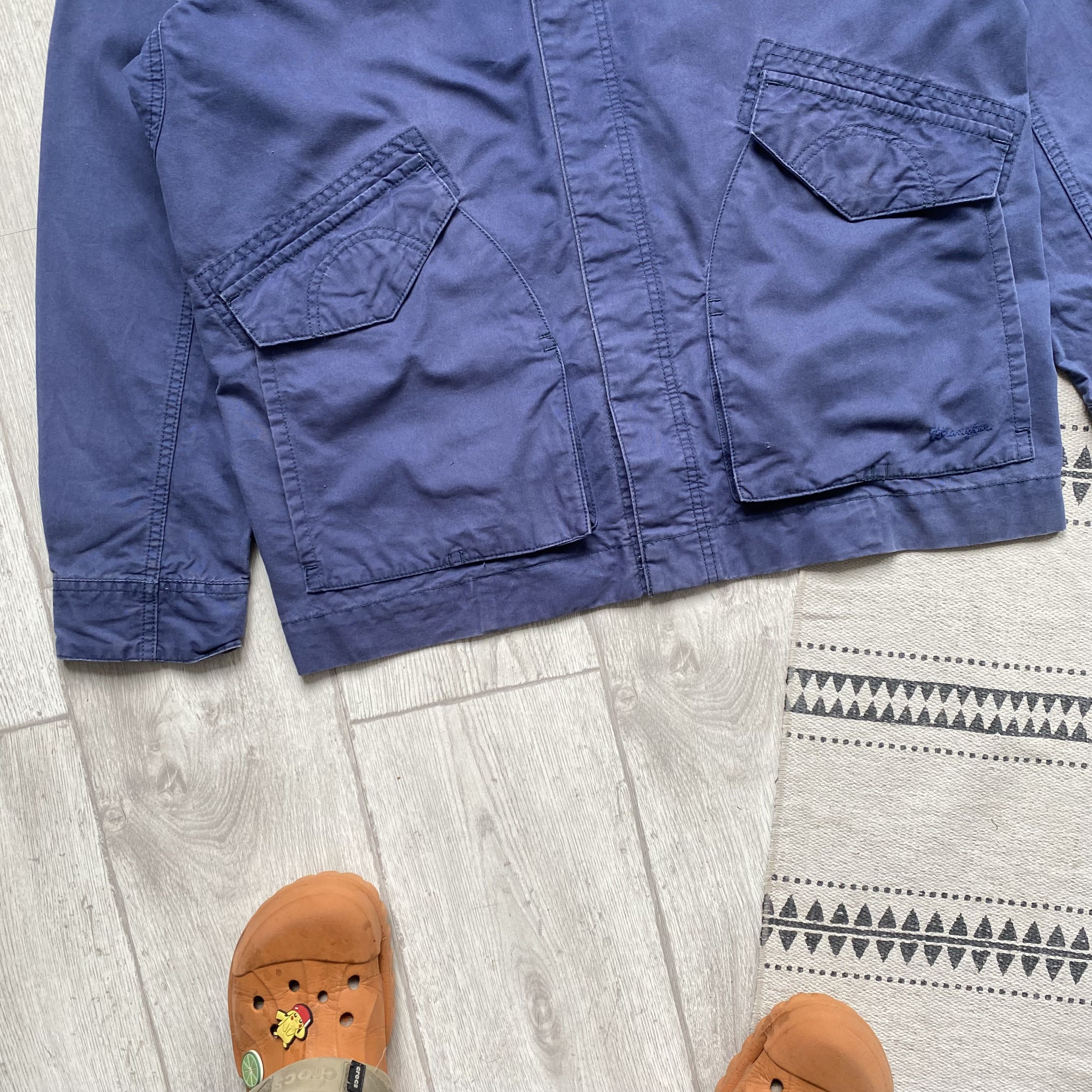 Le Laboureur Vintage 90s Faded Wrangler work jacket Sanfor French Chore Size US L / EU 52-54 / 3 - 3 Thumbnail