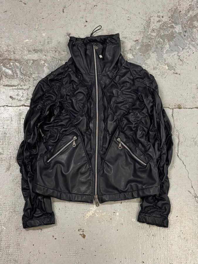 Marithe + Francois Girbaud FW2000 Marithé + François Girbaud Structure Navy Jacket Size S / US 4 / IT 40 - 1 Thumbnail