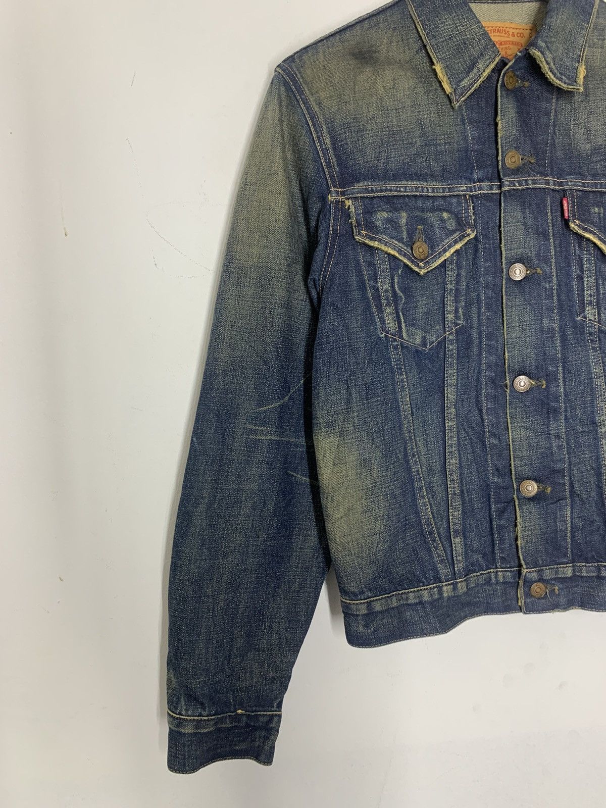 Levi's Levi’s Big E Japan Trucker Type 3 Dirty Painted Denim Size US M / EU 48-50 / 2 - 4 Thumbnail